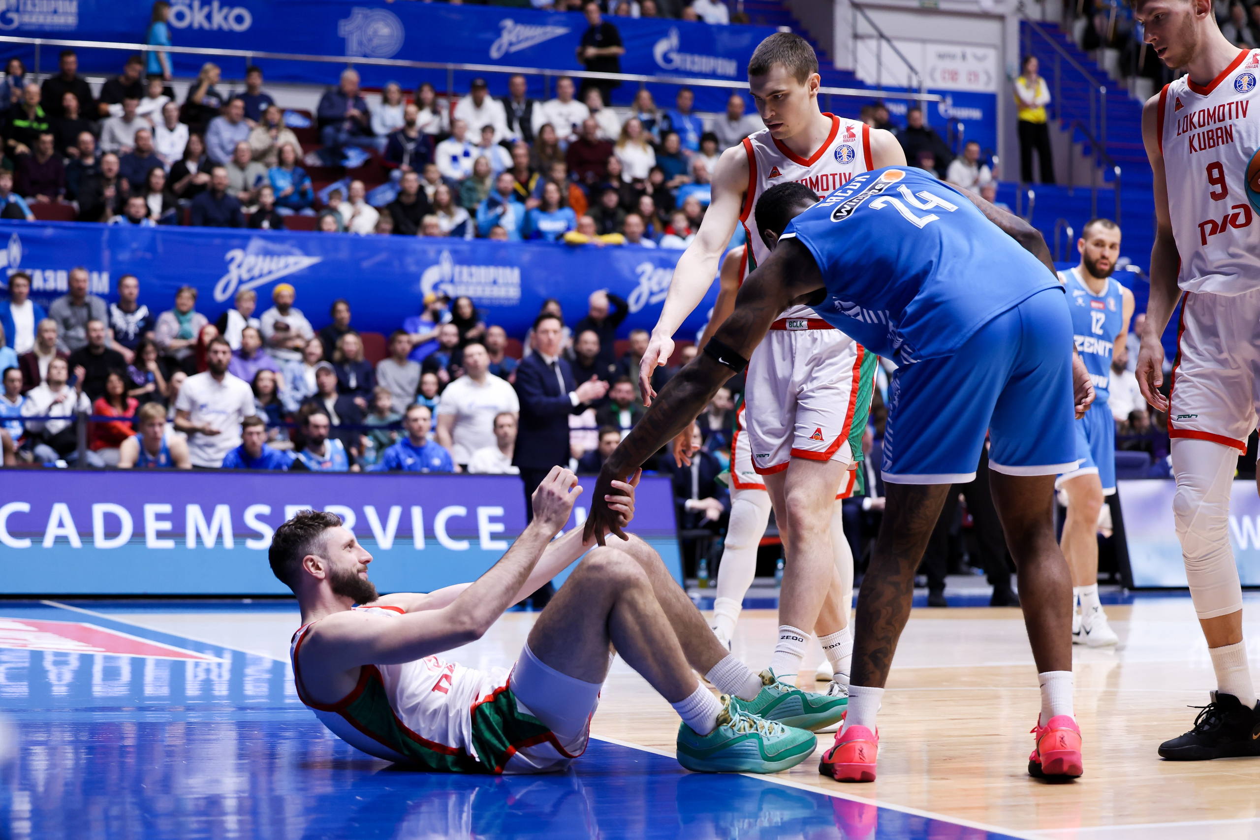 БК Зенит — БК Локомотив-Кубань 07.05.2025. Спортивный и репортажный фотограф Антон Тереханов