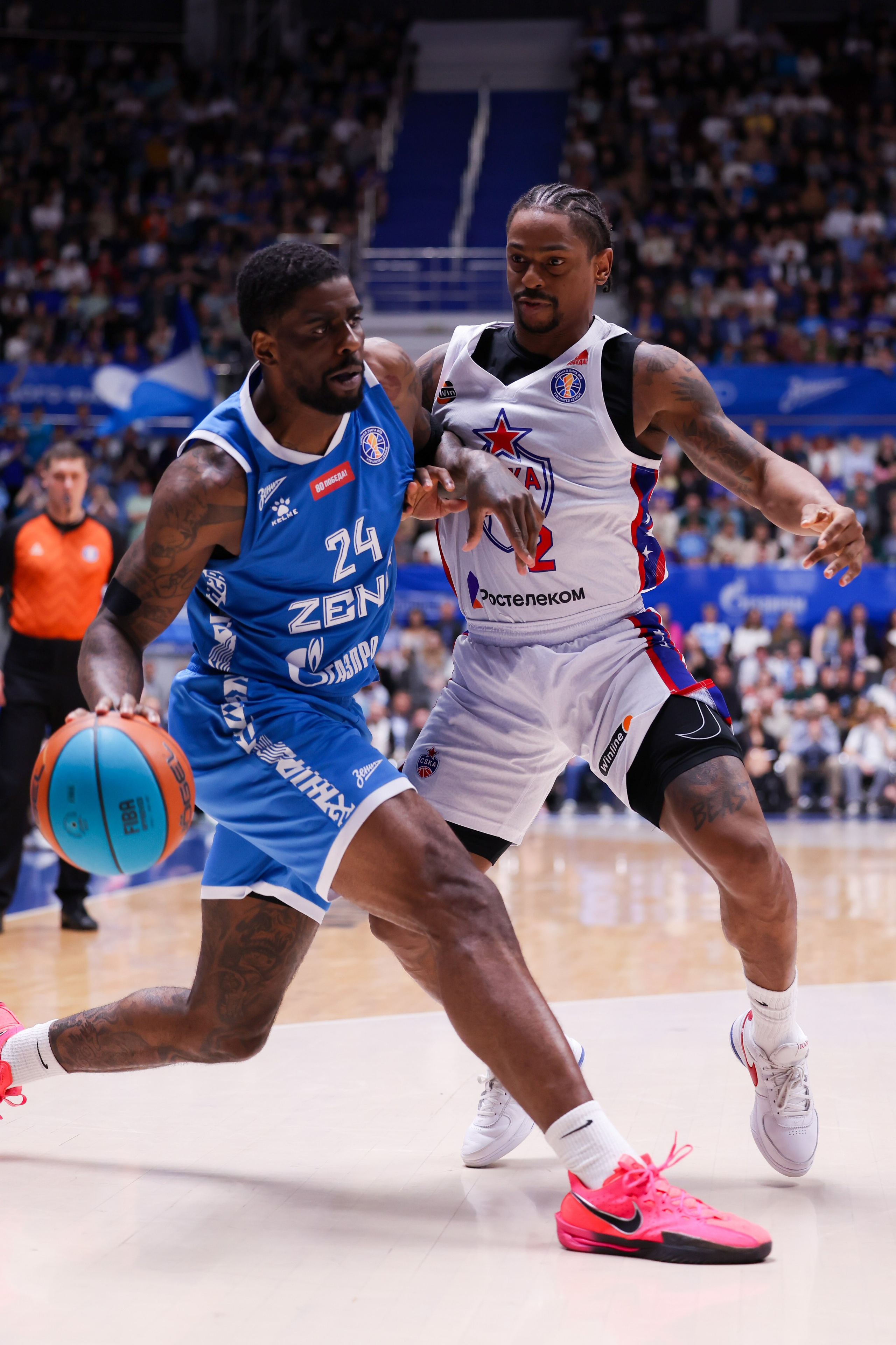 БК «Зенит» — ПБК «ЦСКА» финал ЕЛ ВТБ 5 игра 06.06.2025. Спортивный и репортажный фотограф Антон Тереханов