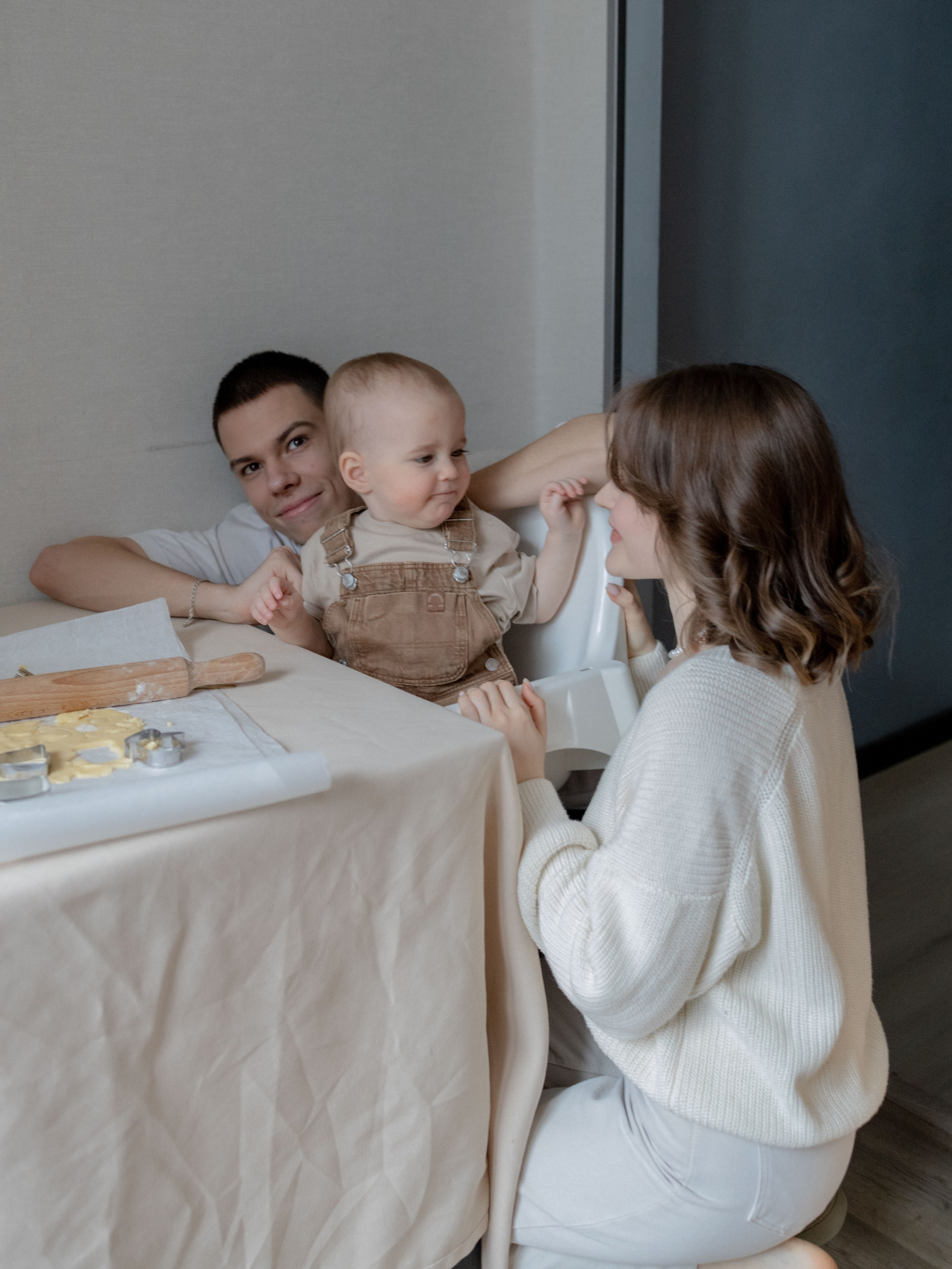 Новый Год. Миша, Алёна и Марк. Фотограф Дарья Соколовская