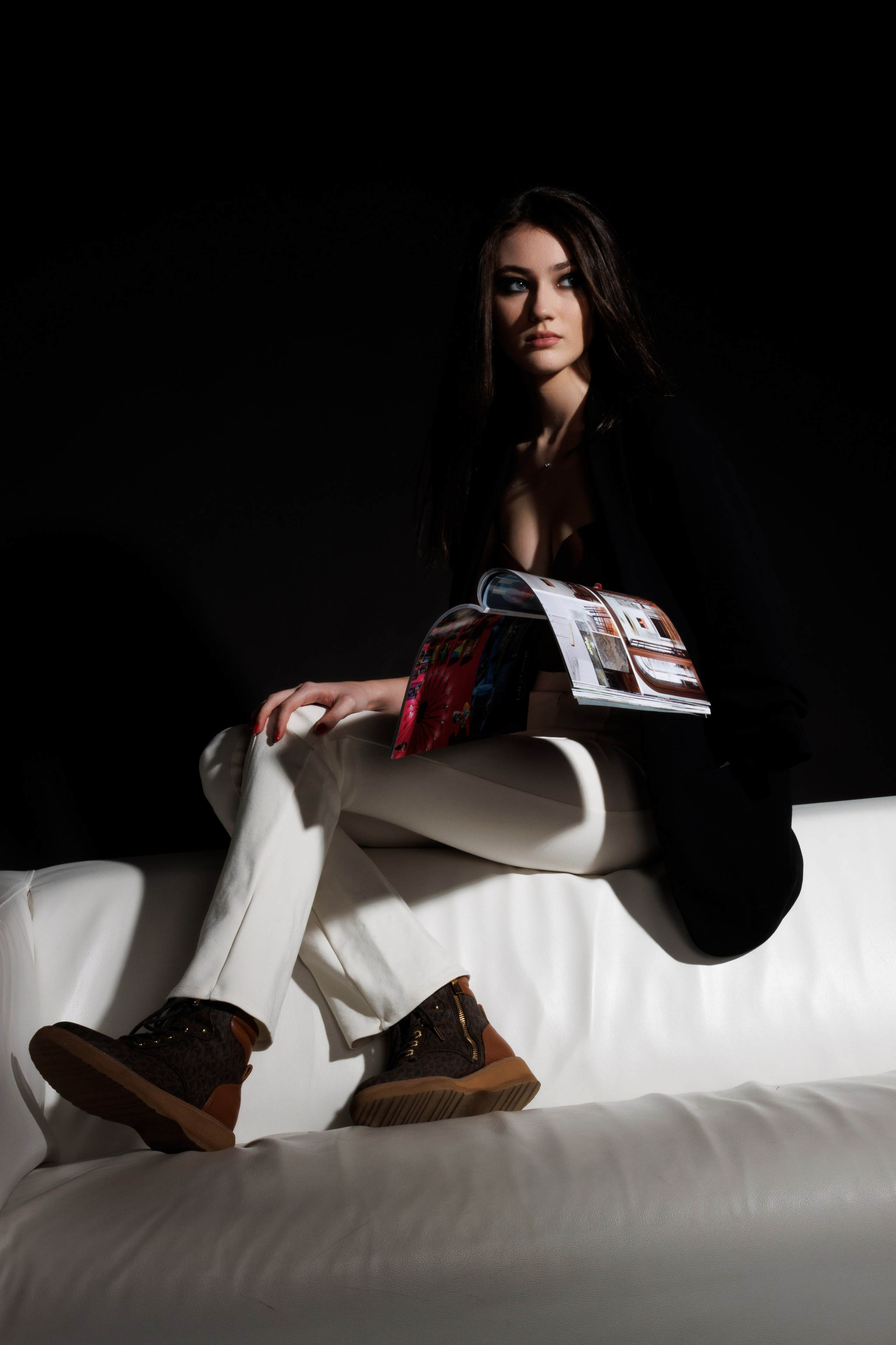 Съемки в студии. Фотограф Сергей Епифанов