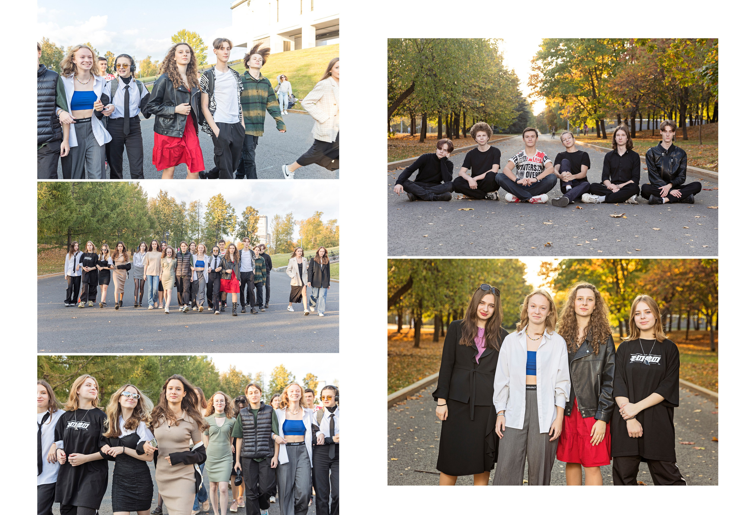 Осенняя съемка старшие классы. Школьный фотограф в Москве Семенова Ирина