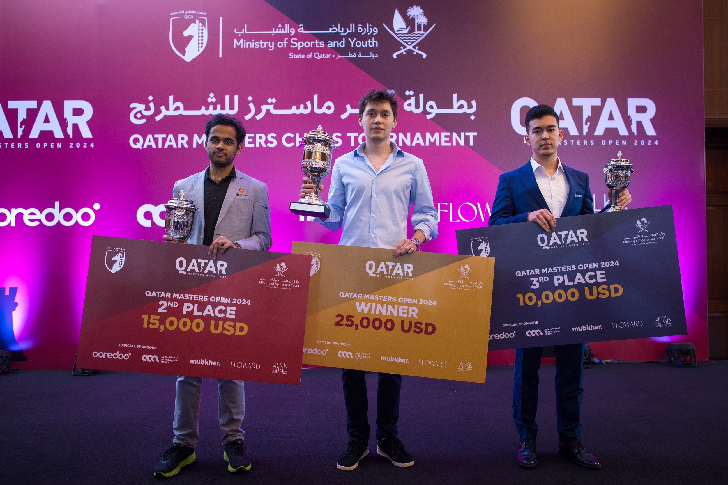 2024.12.12 Qatar Masters Open 2024 — Closing Ceremony. Фотограф Анна Штурман (репортажная съёмка любых событий и мероприятий) Anna Shtourman photographer