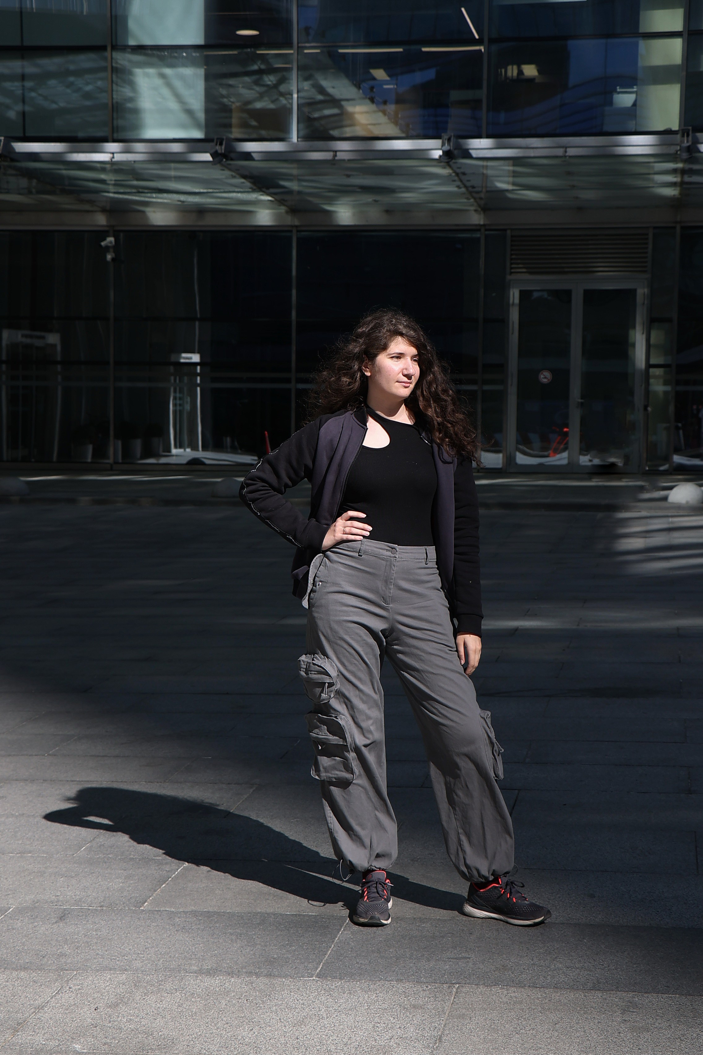 Йога на крыше Москва-Сити. Портретный фотограф Москва