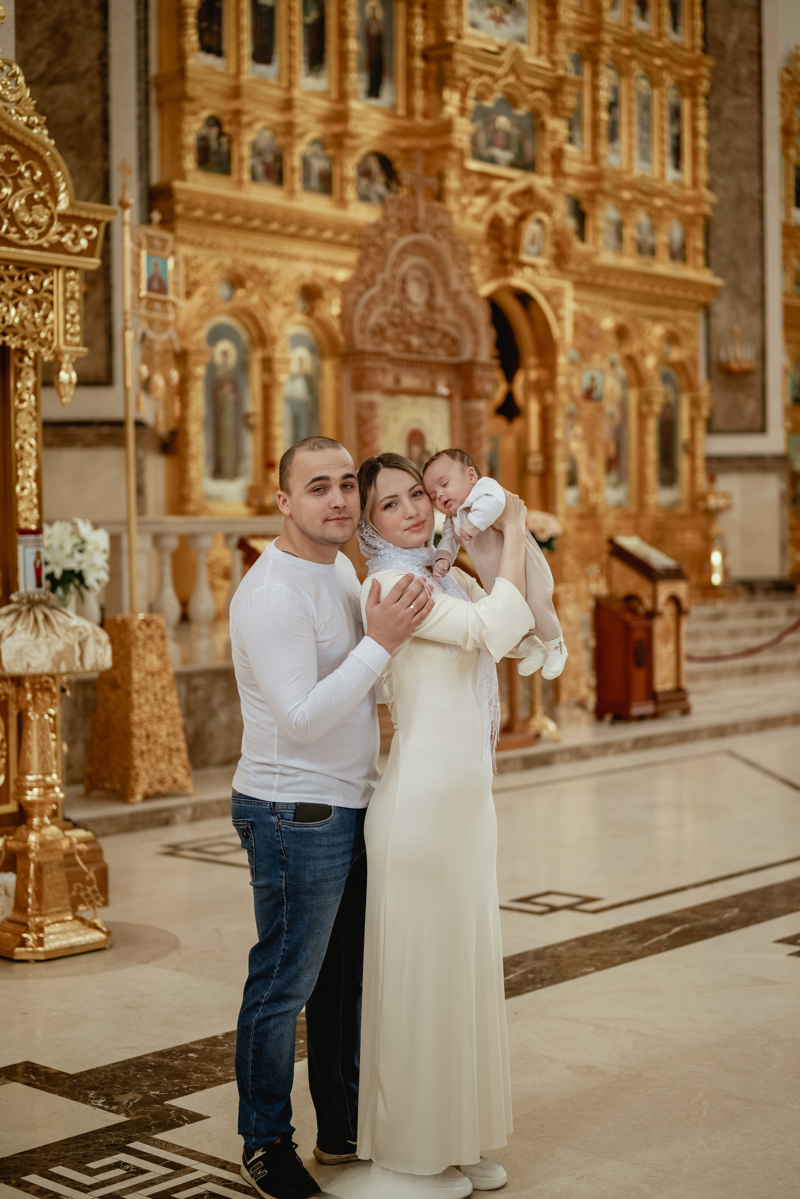 Крещение в Донецке. Юлия Басня семейный и свадебный фотограф в Донецке