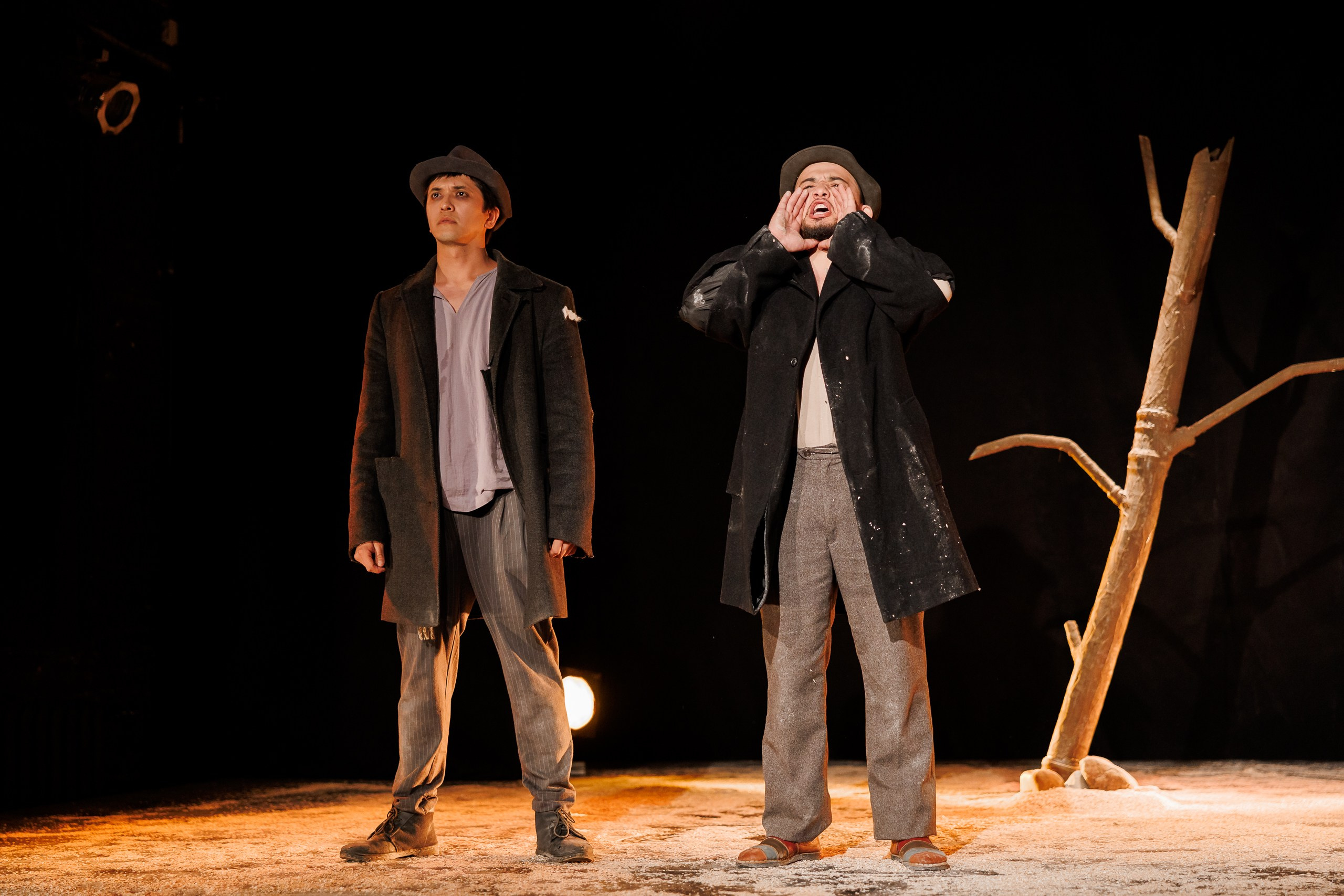 Спектакль «В ожидании Годо» от театра Д. Лица в СПб. Фотограф в Санкт-Петербурге — Сергей Петров