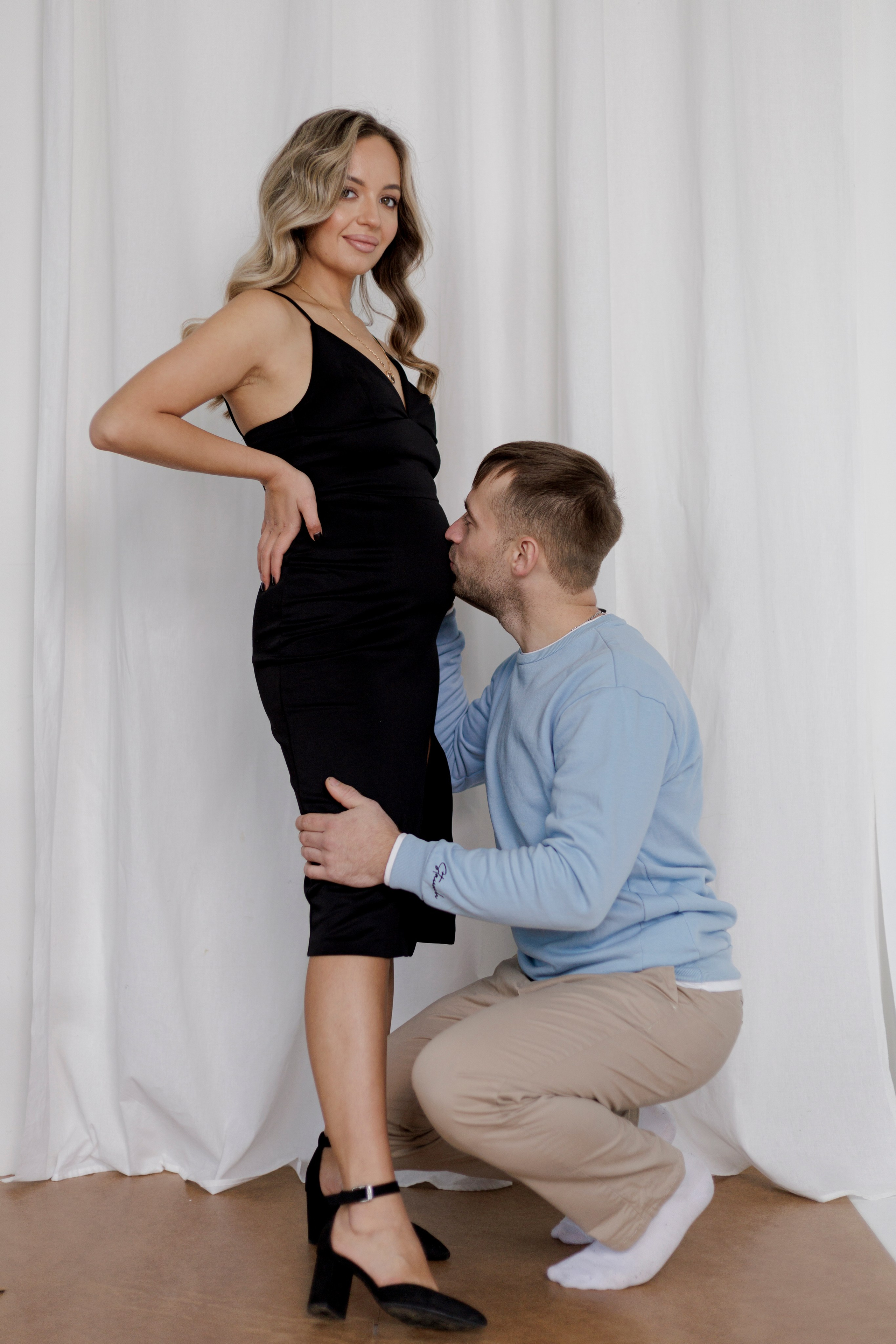 Семейная фотосессия в студии. Семейный и детский фотограф в Рязани Васюгова Мария