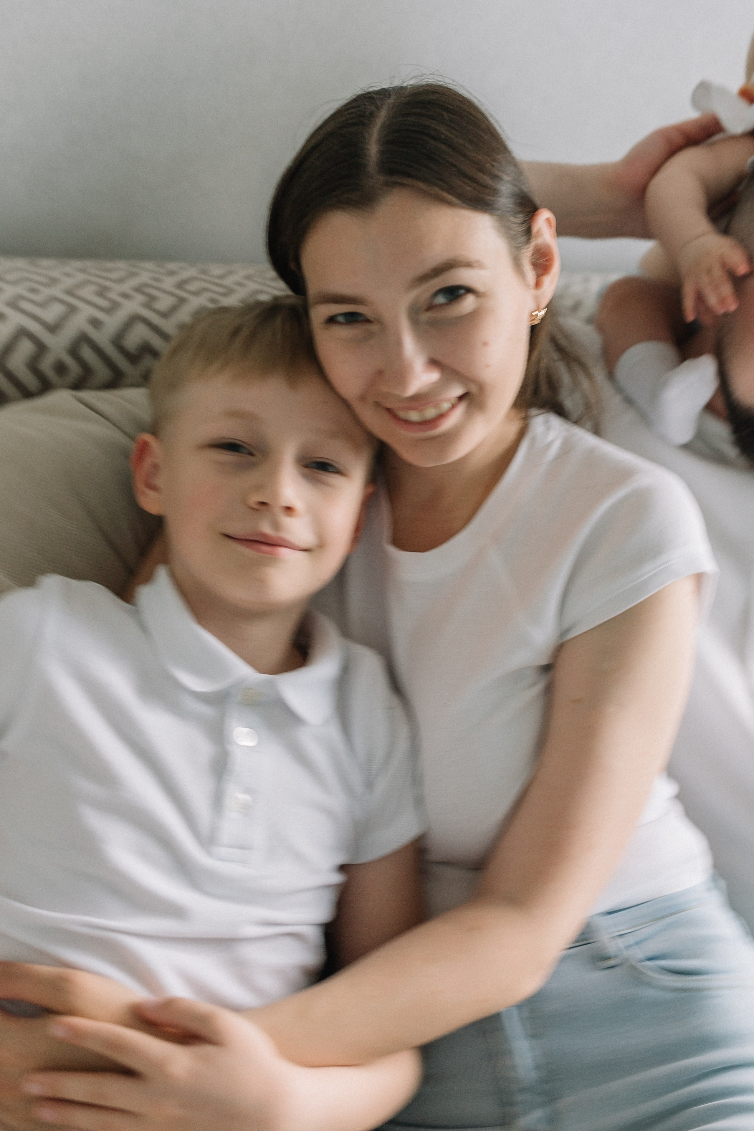 Тима, Мила, Алёша, Алисия домашняя. Семейный фотограф в Волгограде Надежда Головко