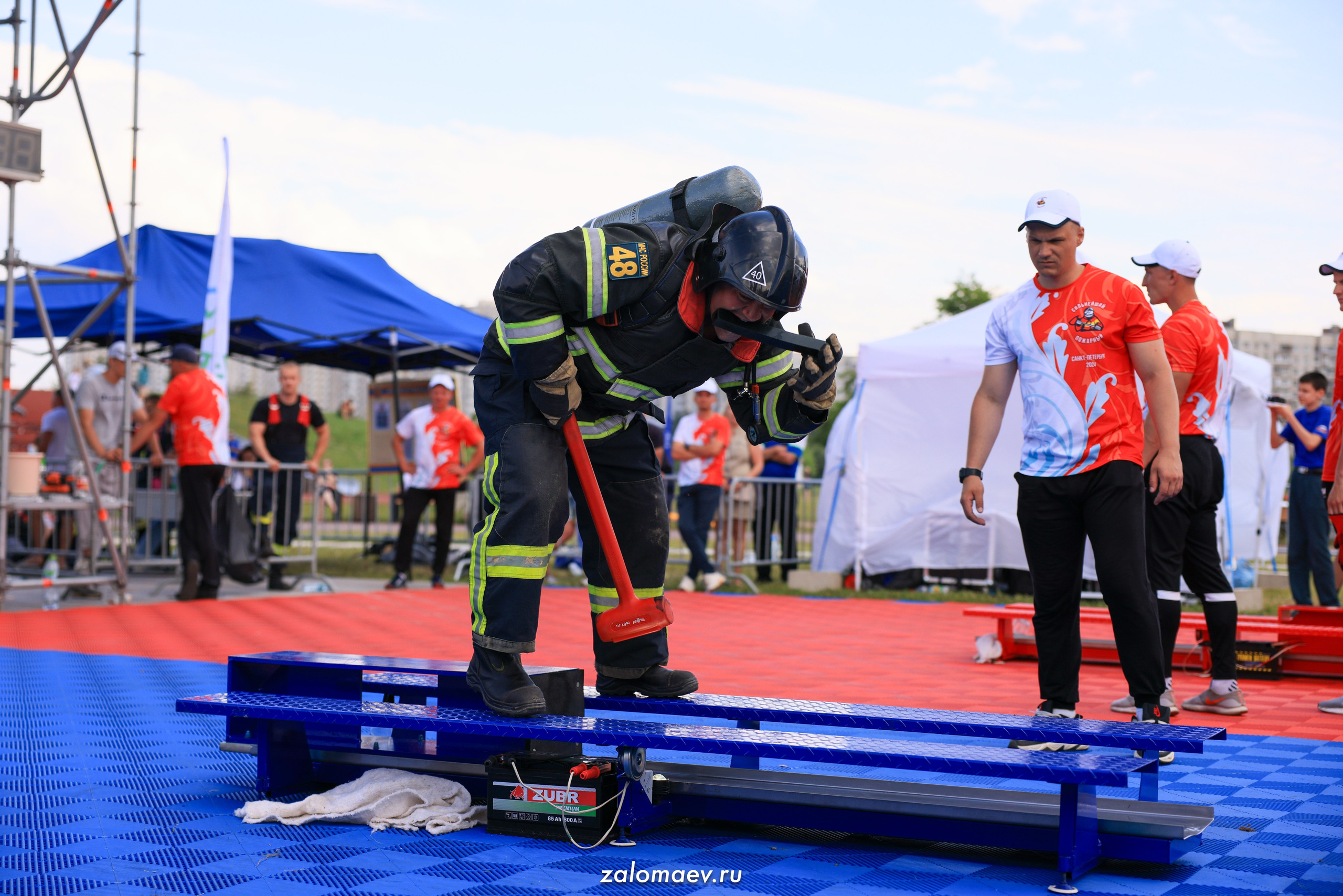 Сильнейший пожарный. Фотограф Александр Заломаев