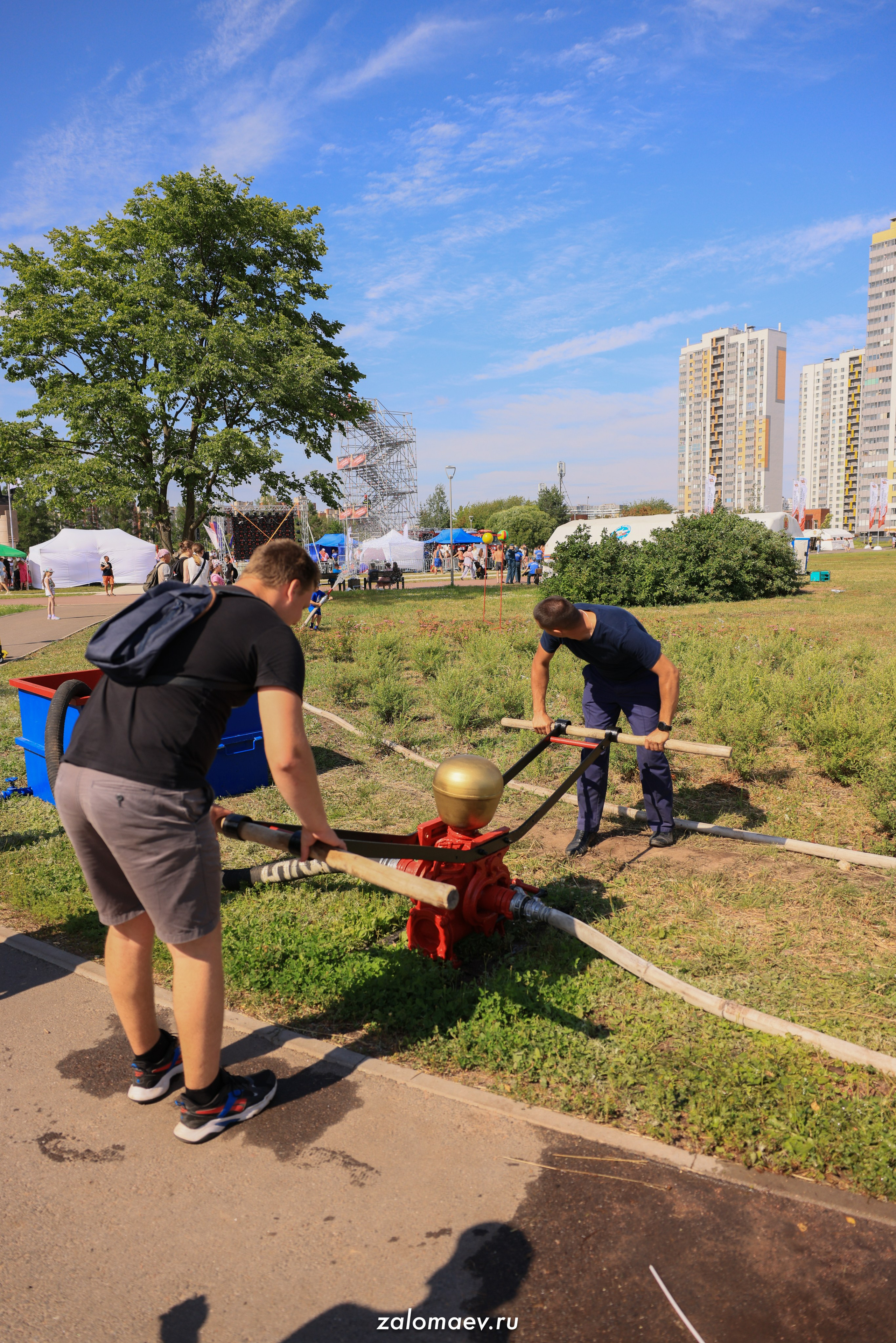 Сильнейший пожарный. Фотограф Александр Заломаев