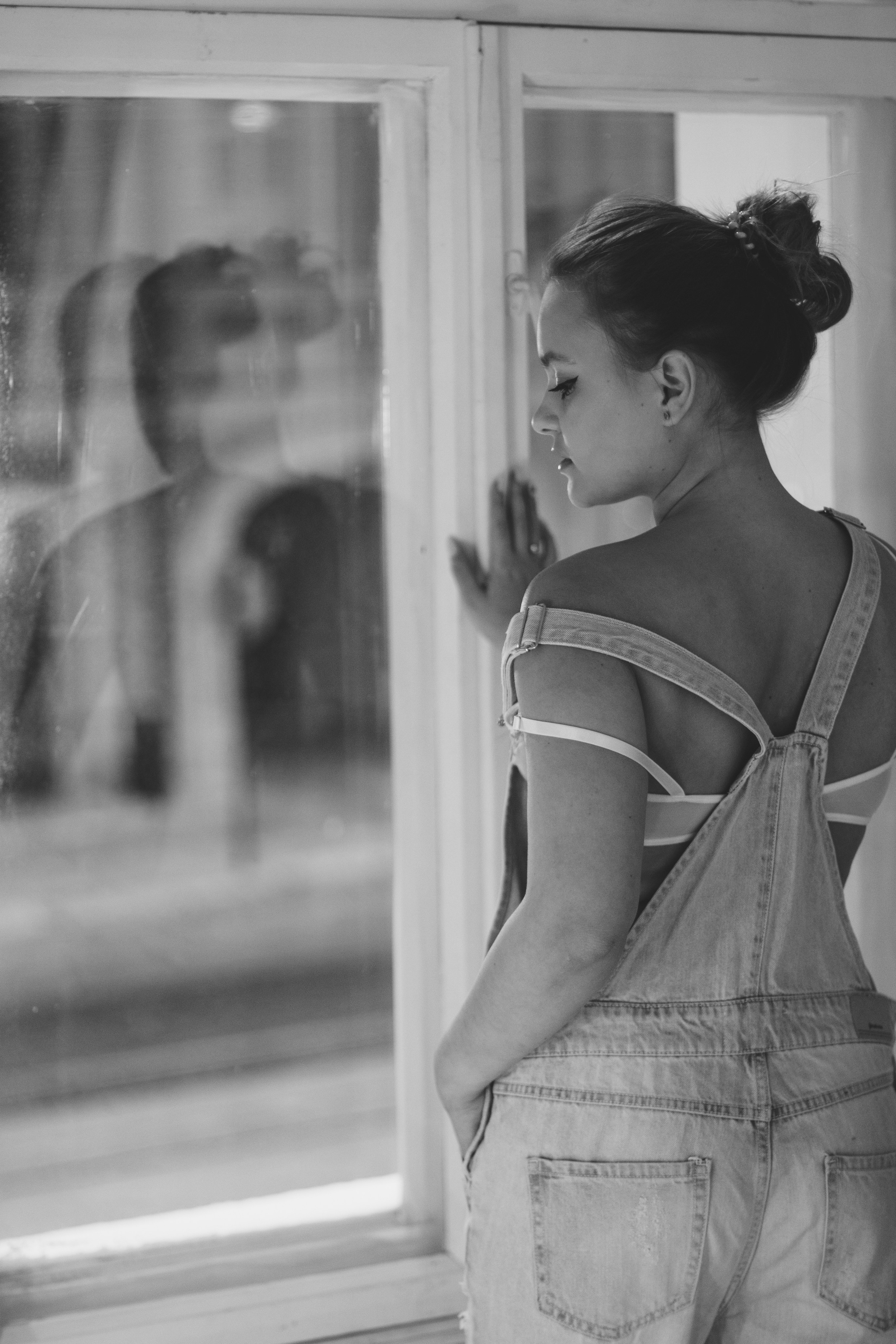 Женский портрет чб студия. Фотограф в Перми Гиренко Людмила