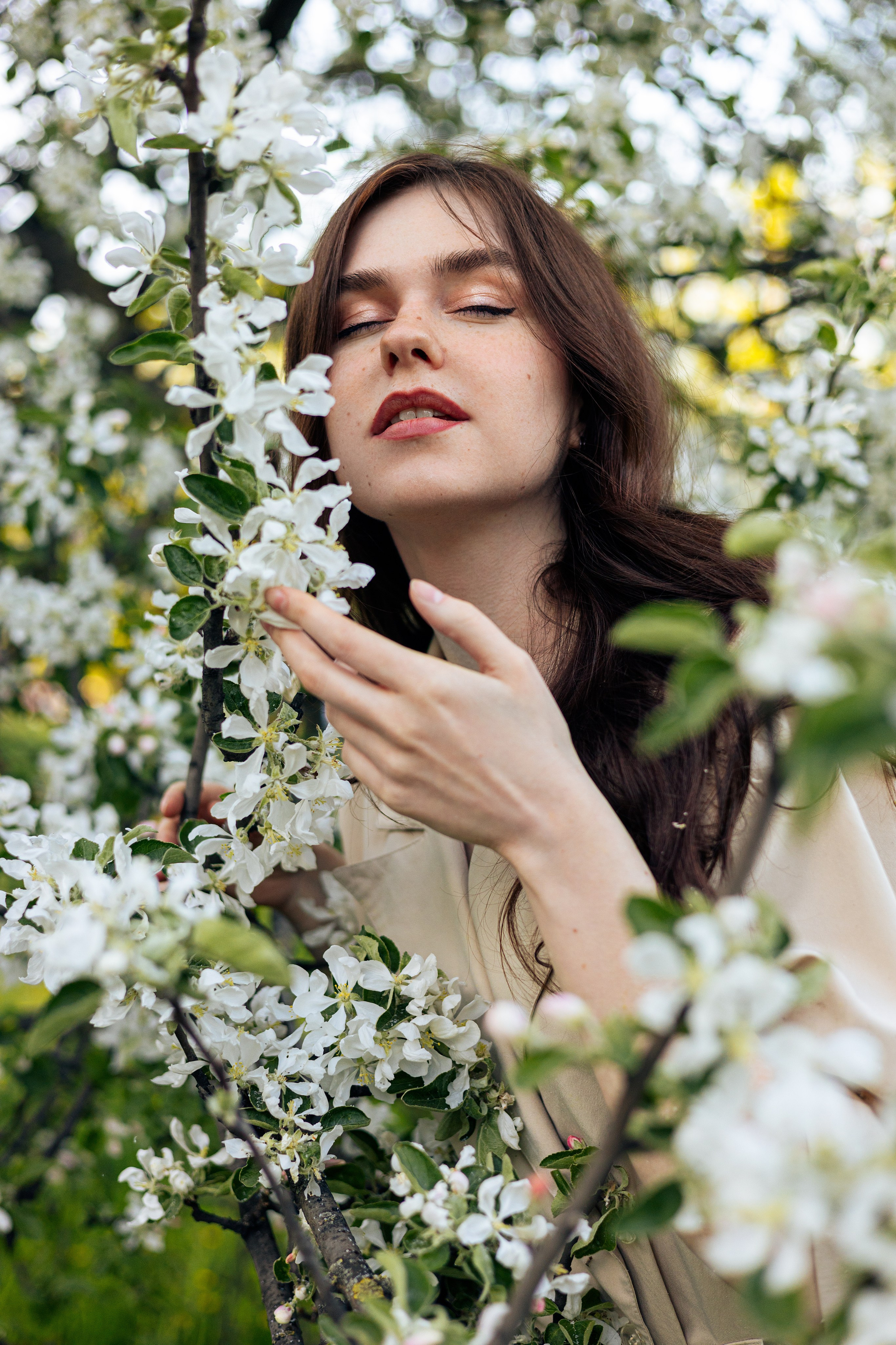 Съемка в цветущих садах. Фотограф в Санкт-Петербурге Вагнер Юлия