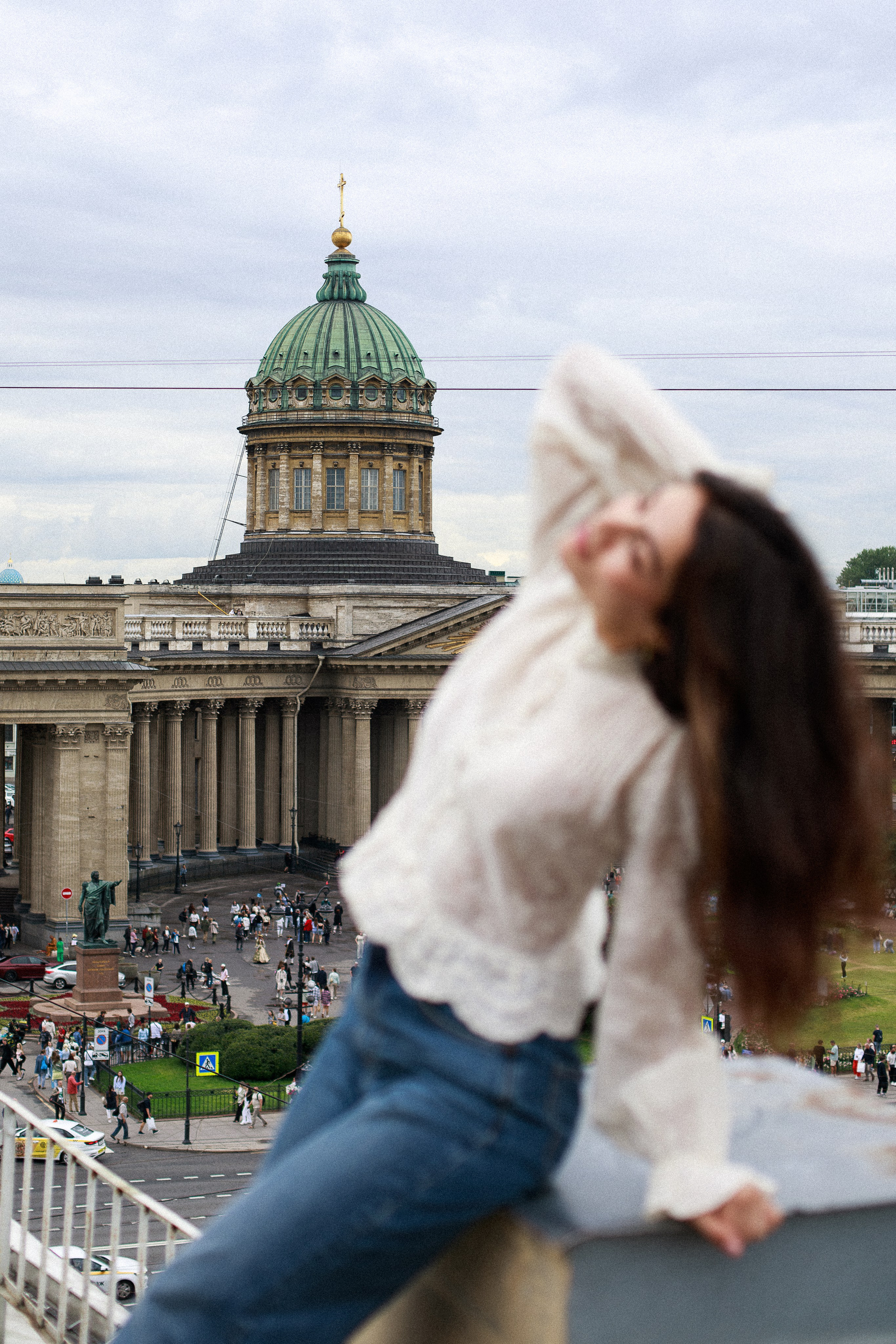 Прогулка у Казанского собора с Ириной. Фотограф в Санкт-Петербурге Таня Михайлова