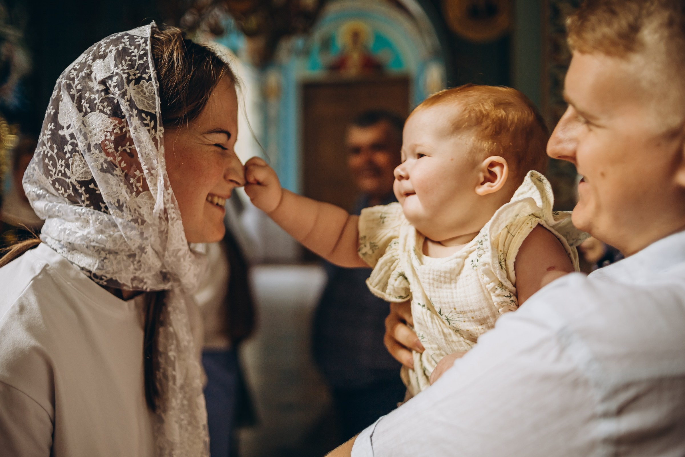 Крещение Надежды. Семейный фотограф в Волгодонске Краченцева Анна