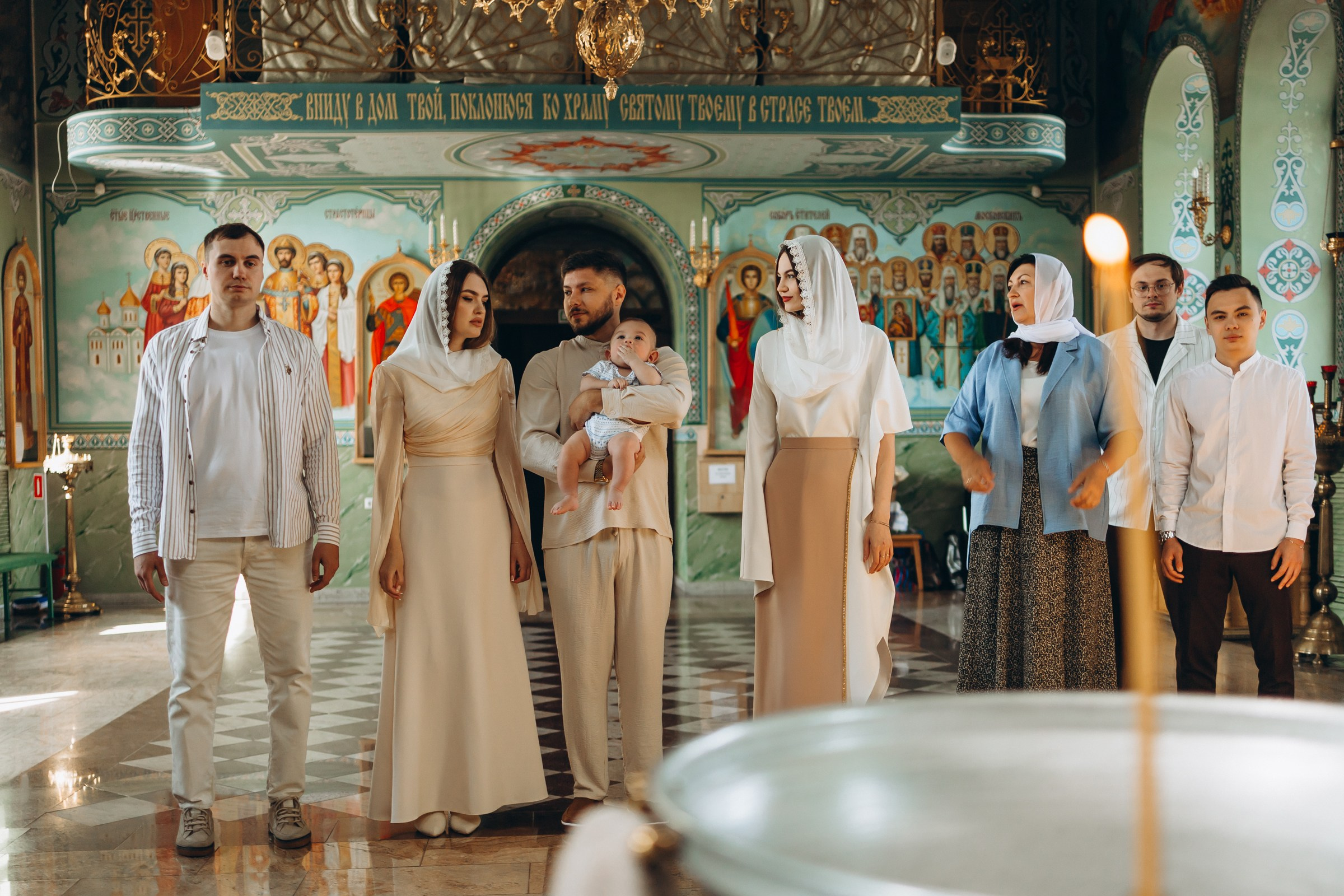 Крещение Родиона. Семейный фотограф в Волгодонске Краченцева Анна