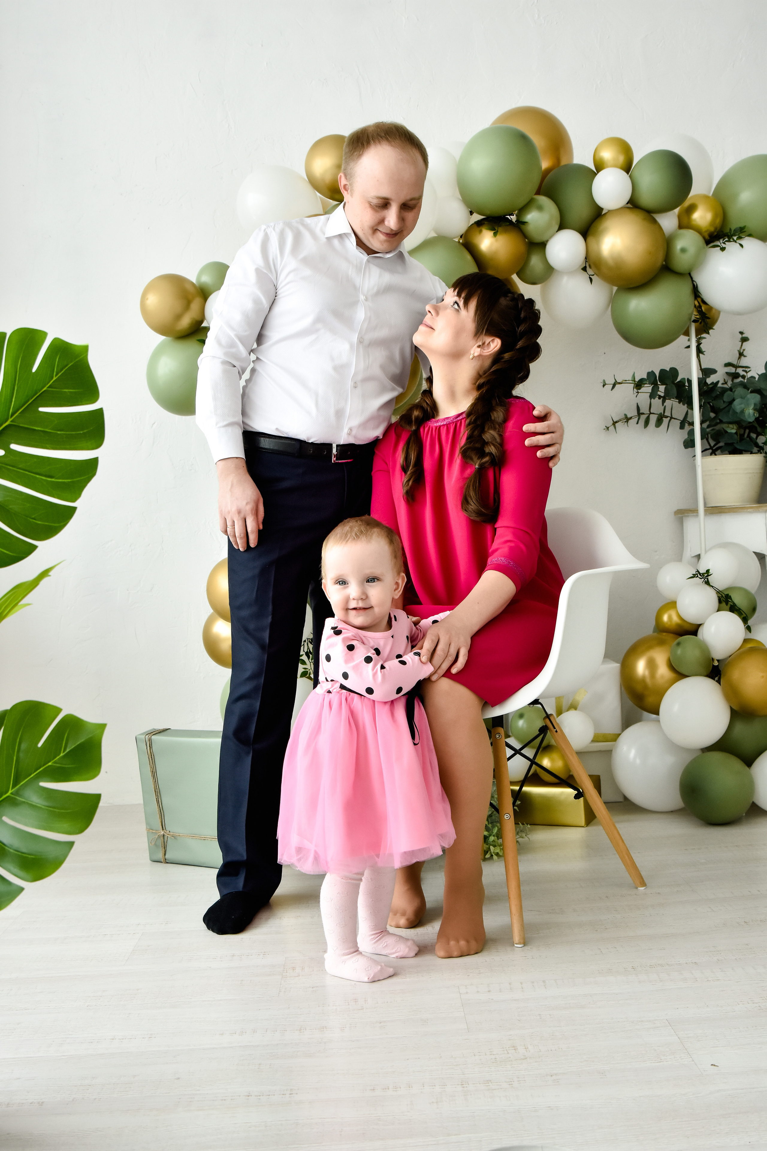 Семья Ольги, Николая и Любочки