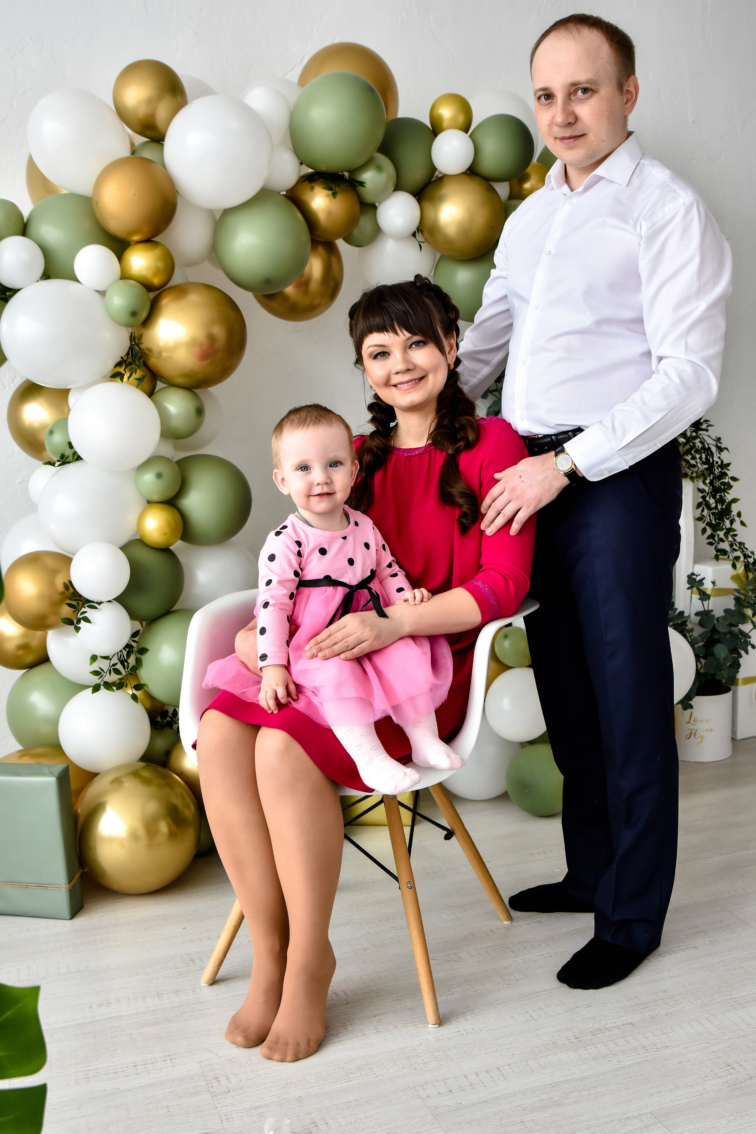 Семья Ольги, Николая и Любочки