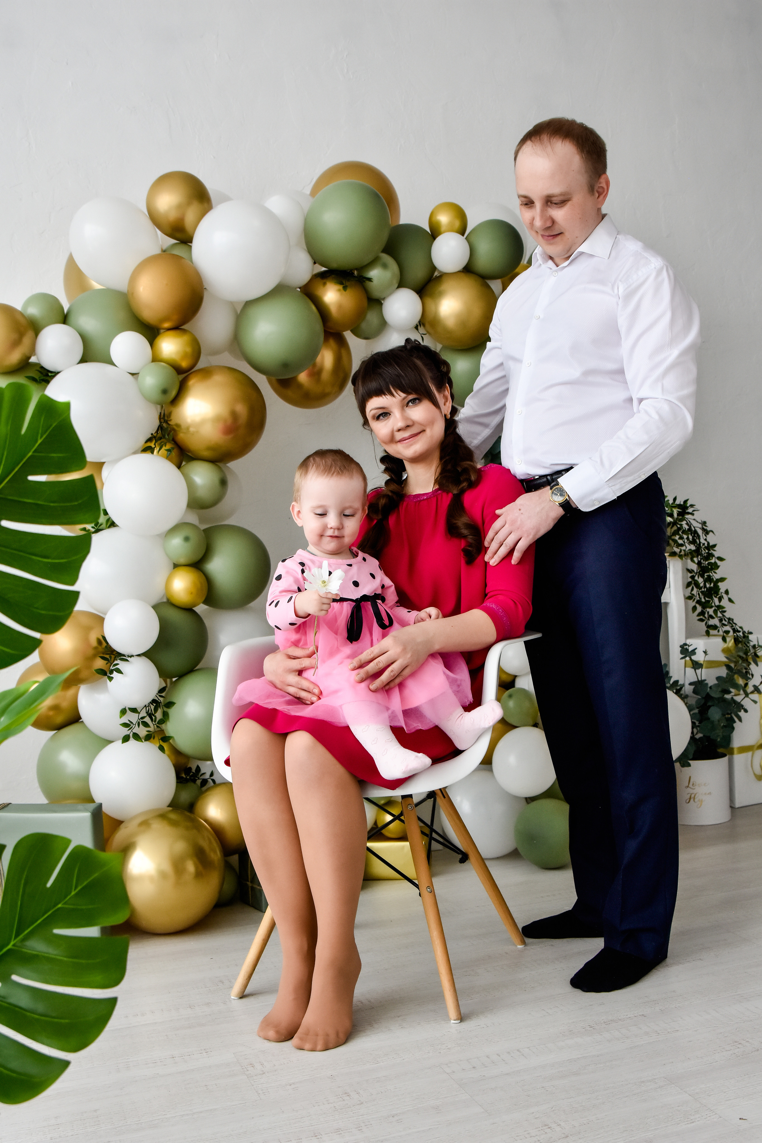 Семья Ольги, Николая и Любочки