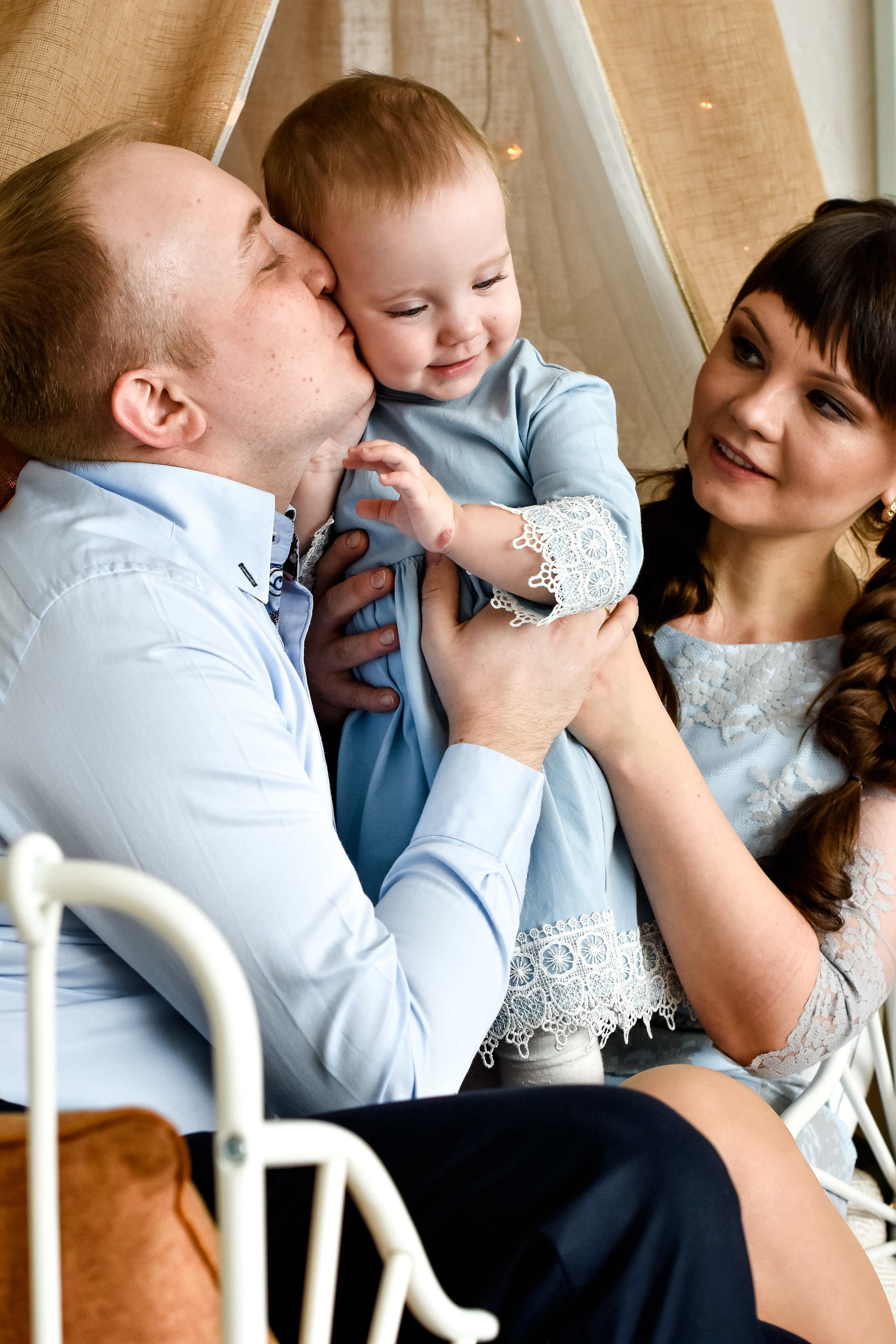 Семья Ольги, Николая и Любочки