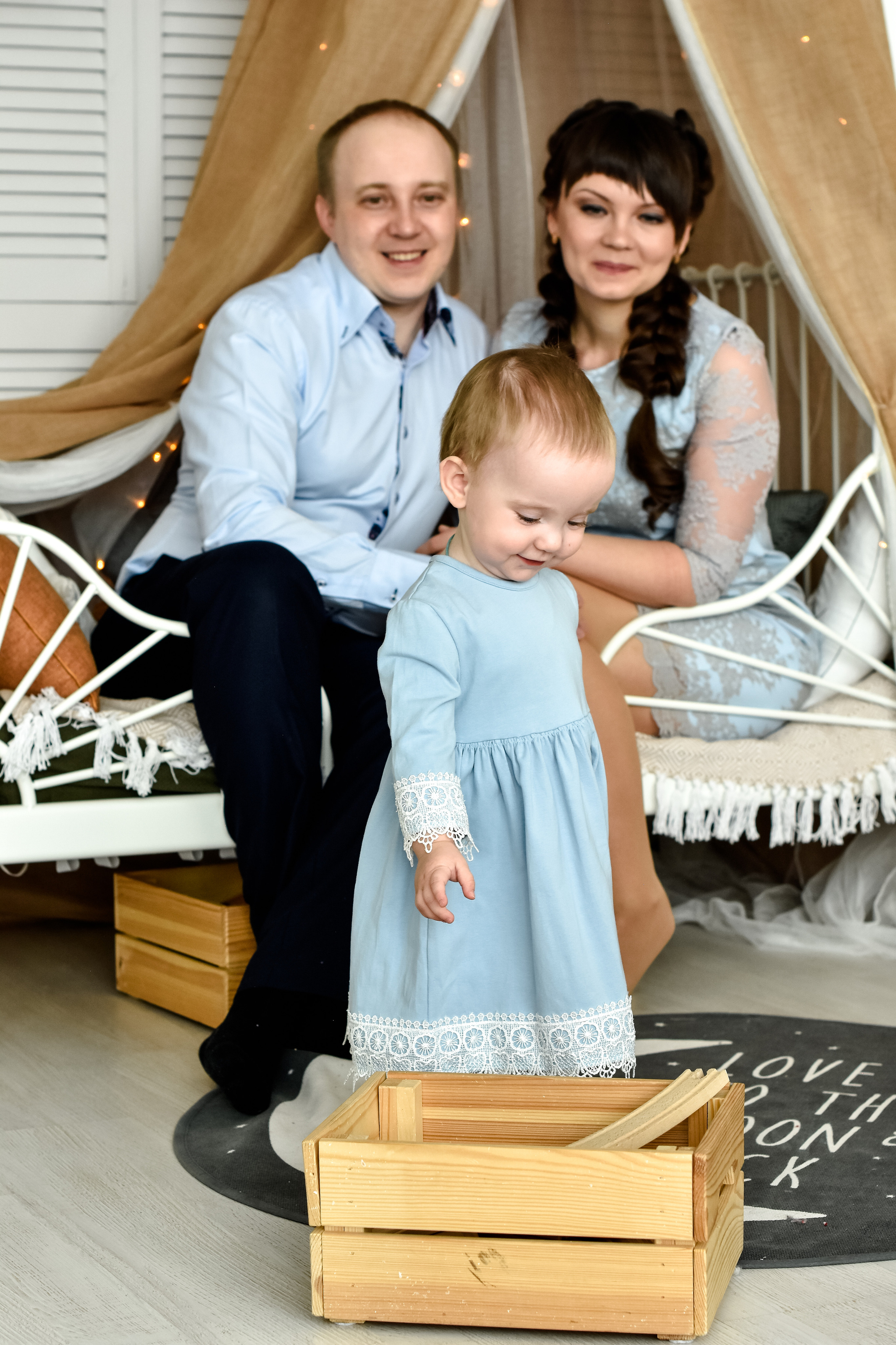 Семья Ольги, Николая и Любочки