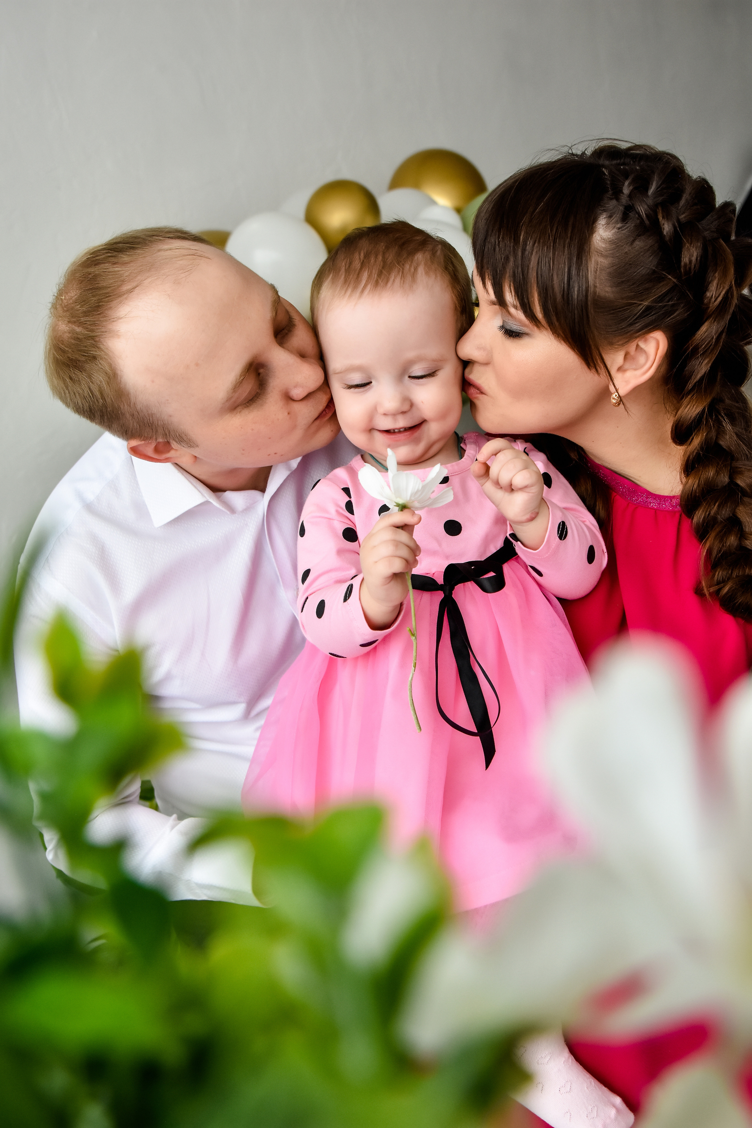 Семья Ольги, Николая и Любочки