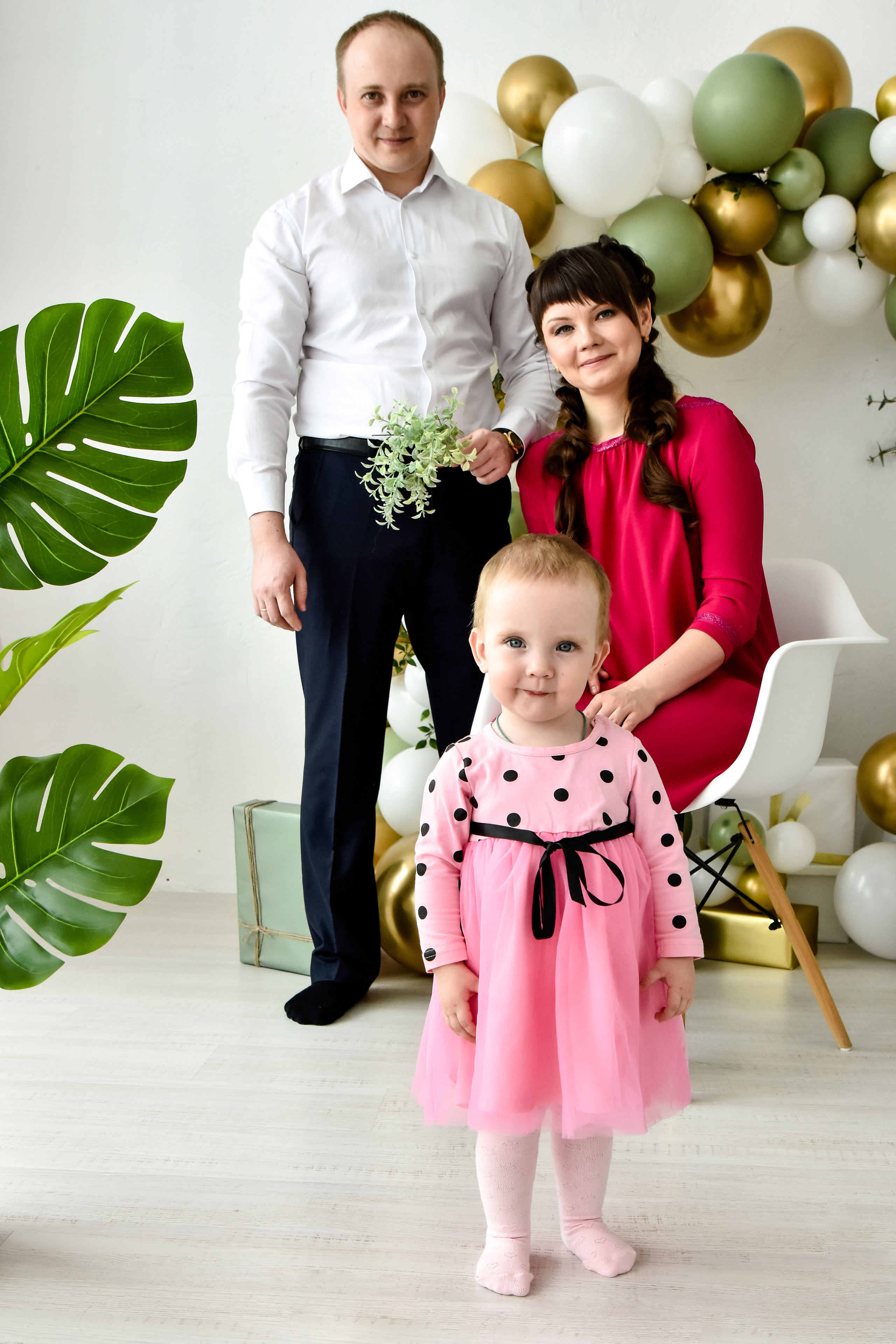 Семья Ольги, Николая и Любочки