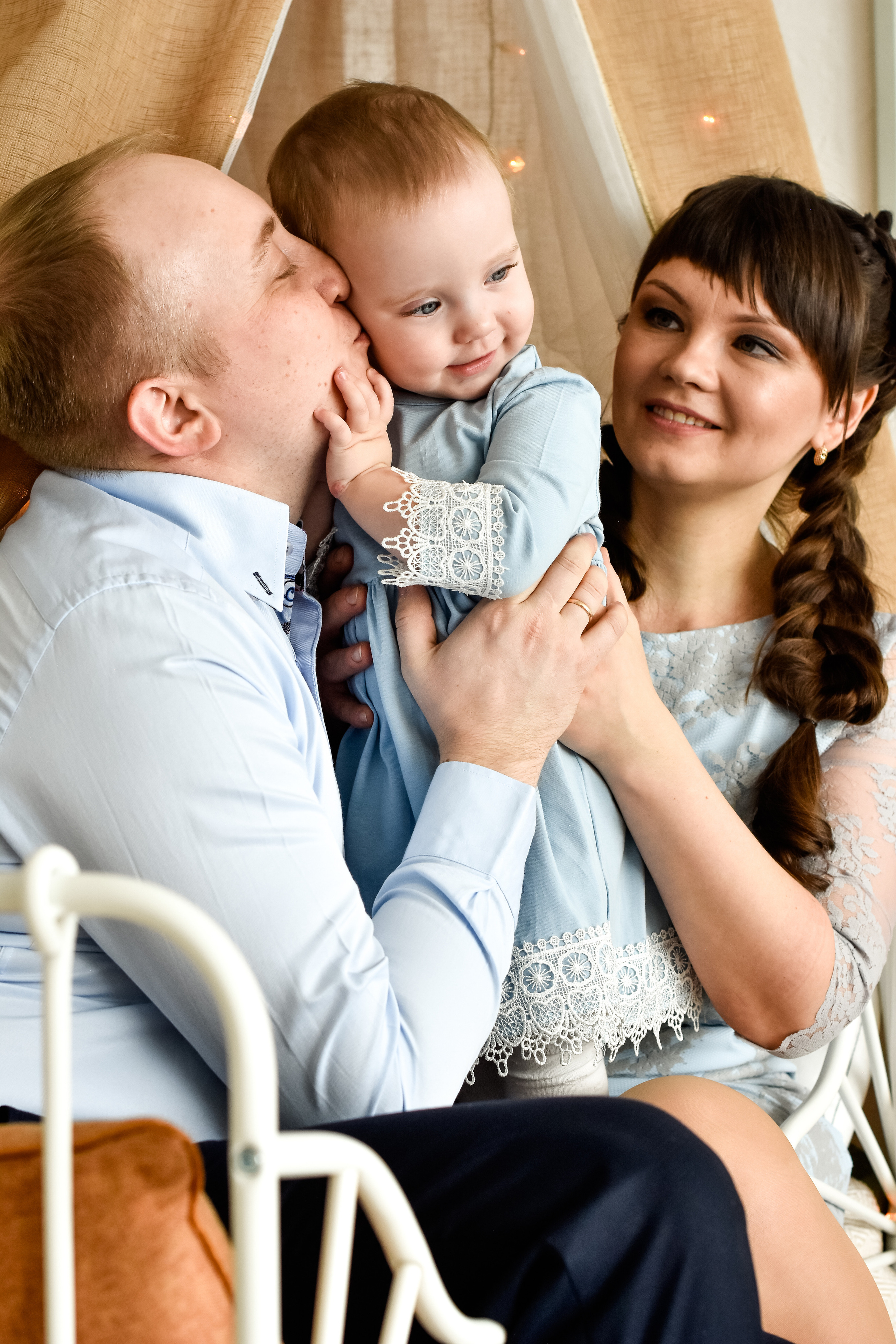 Семья Ольги, Николая и Любочки