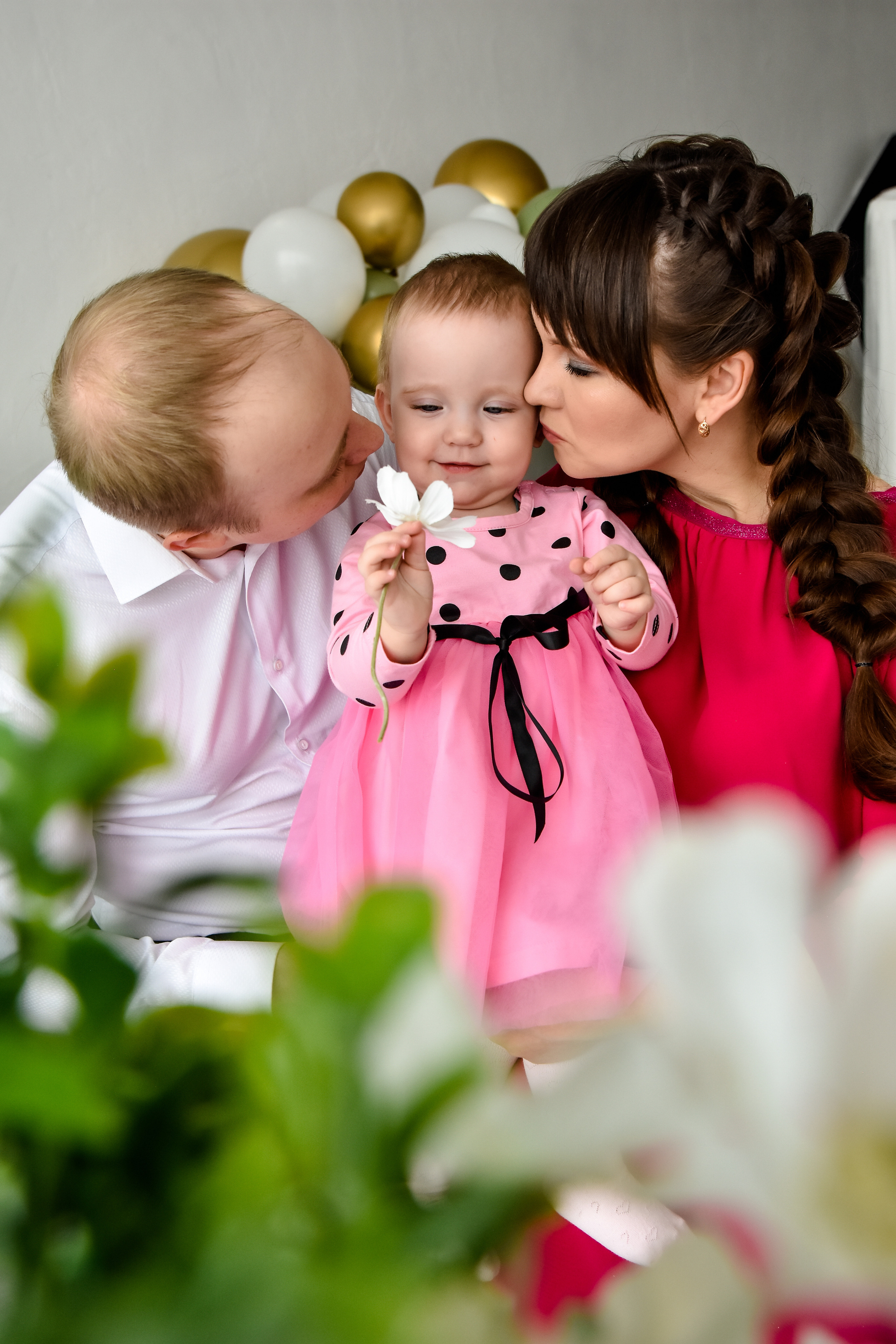 Семья Ольги, Николая и Любочки