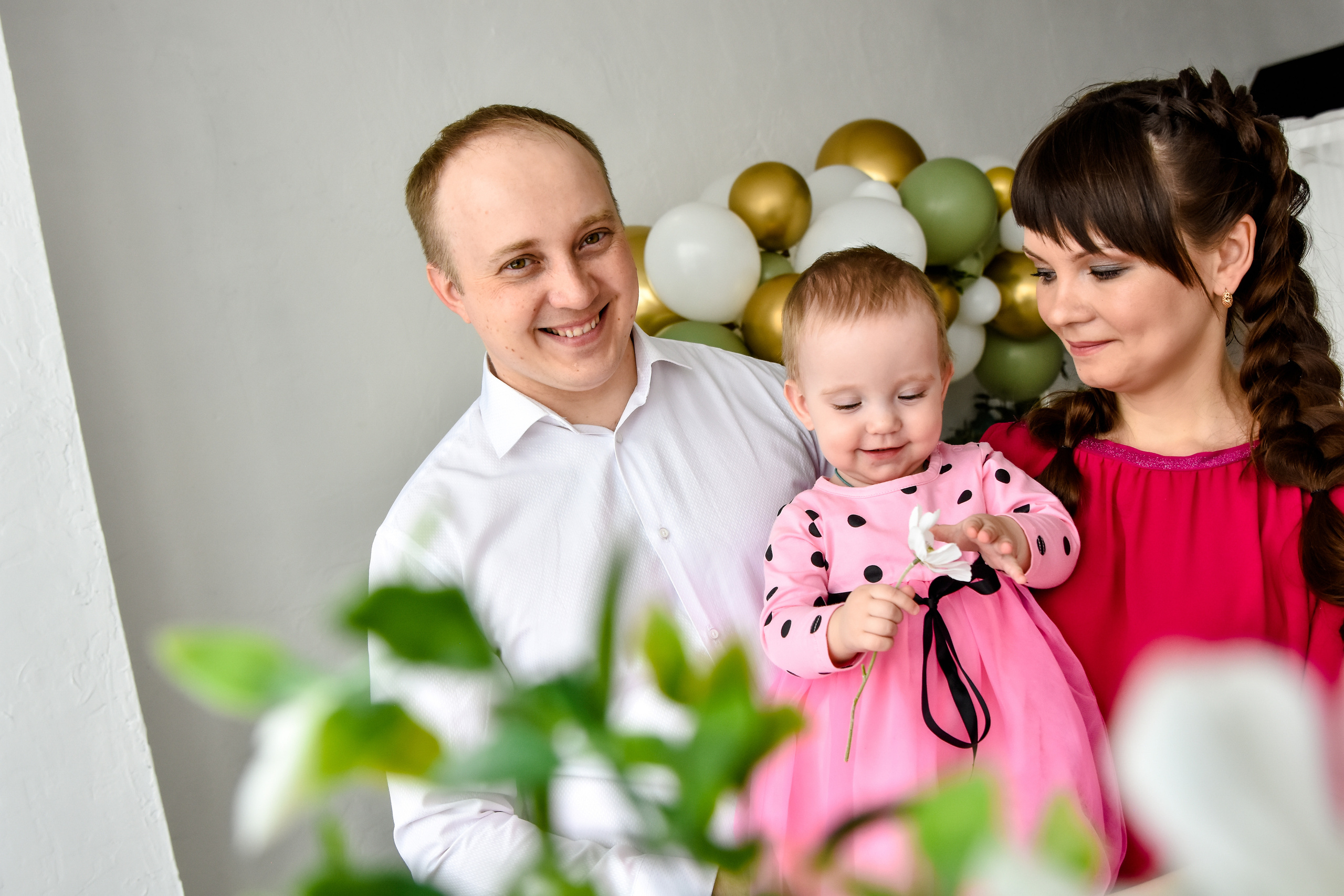 Семья Ольги, Николая и Любочки