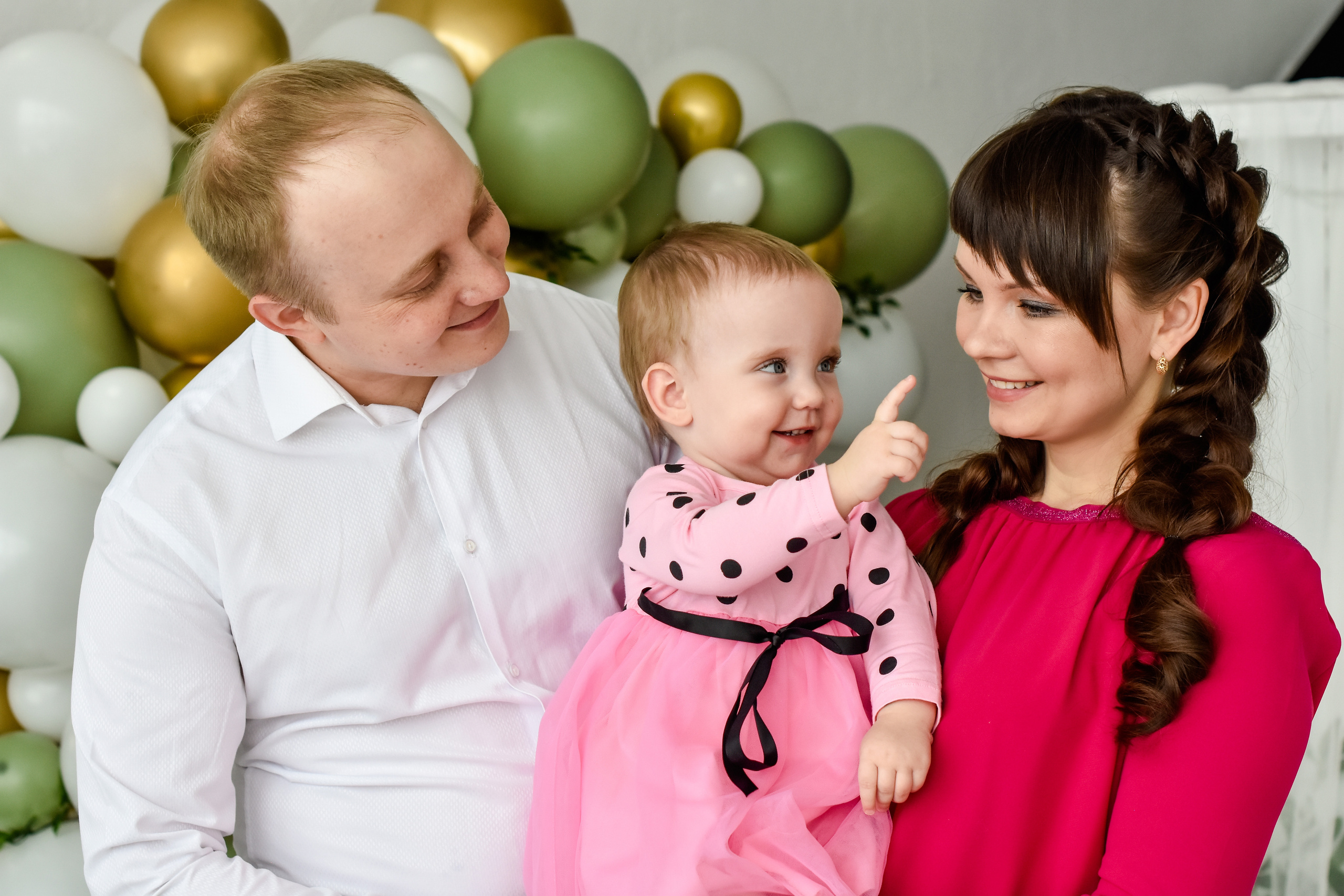 Семья Ольги, Николая и Любочки