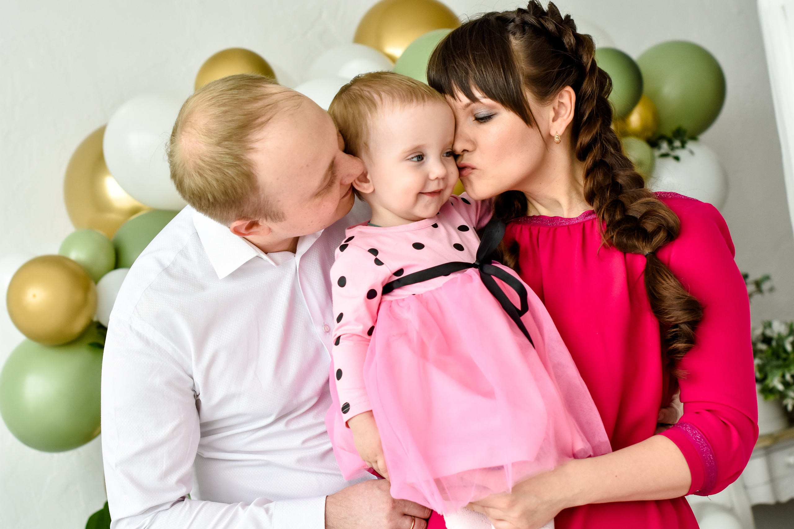 Семья Ольги, Николая и Любочки