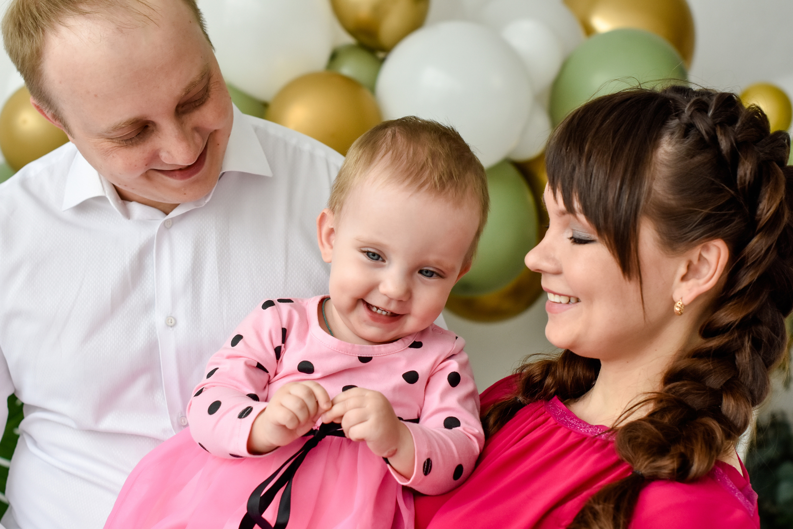 Семья Ольги, Николая и Любочки