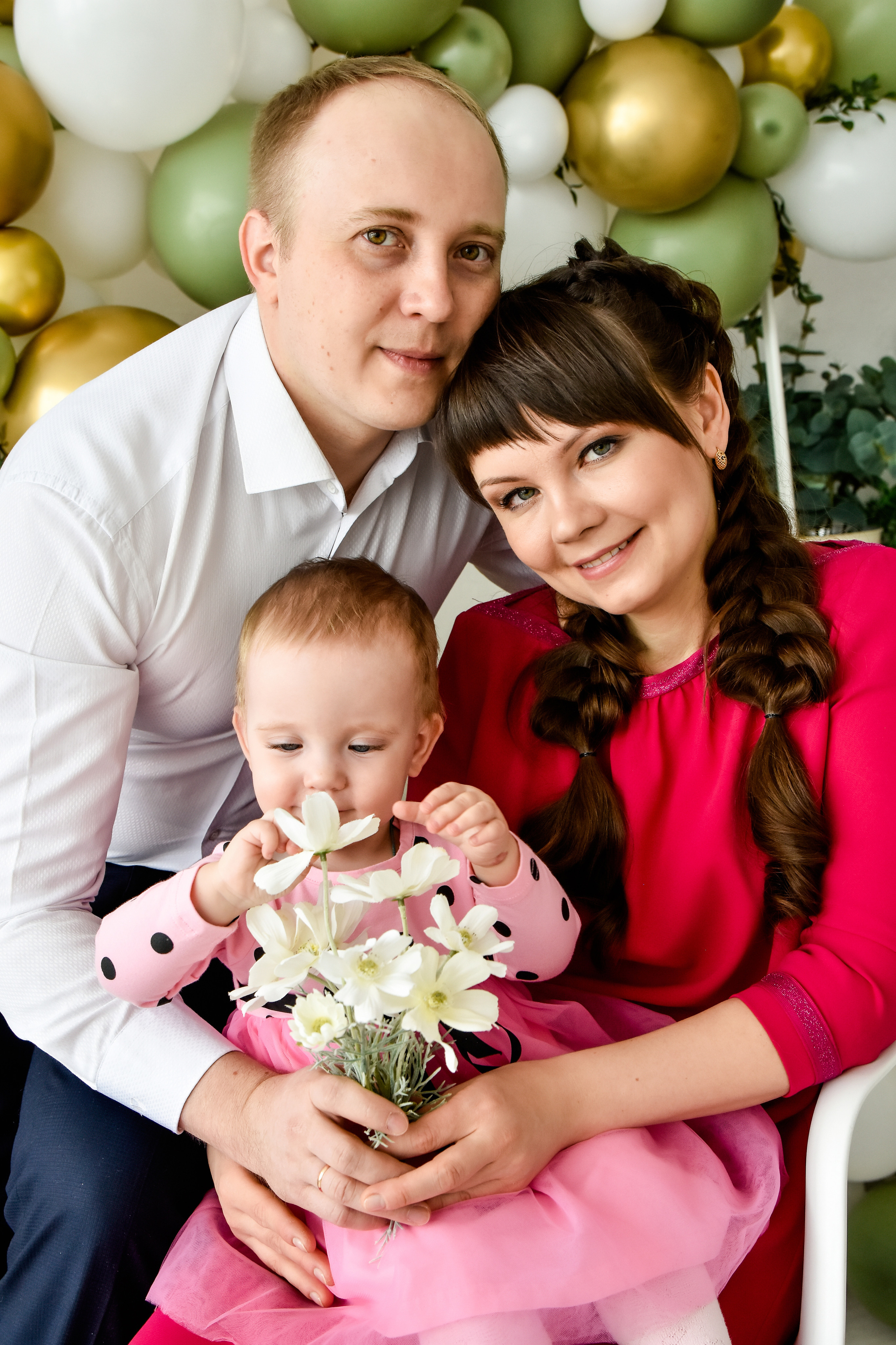 Семья Ольги, Николая и Любочки