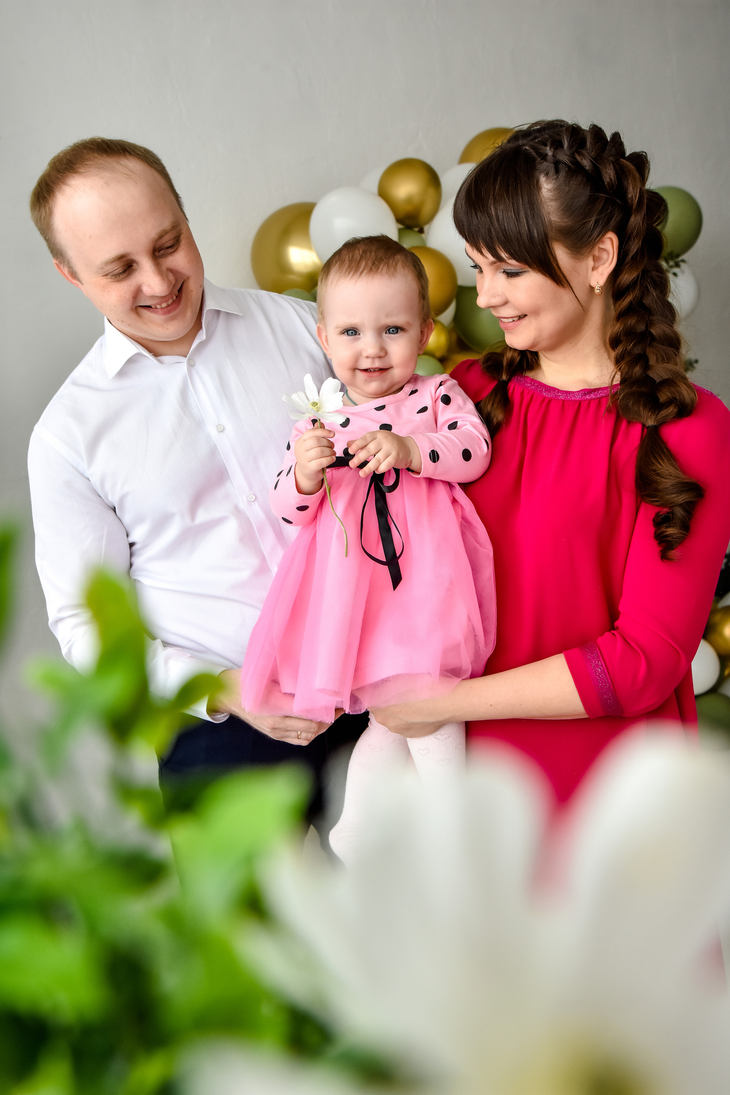 Семья Ольги, Николая и Любочки