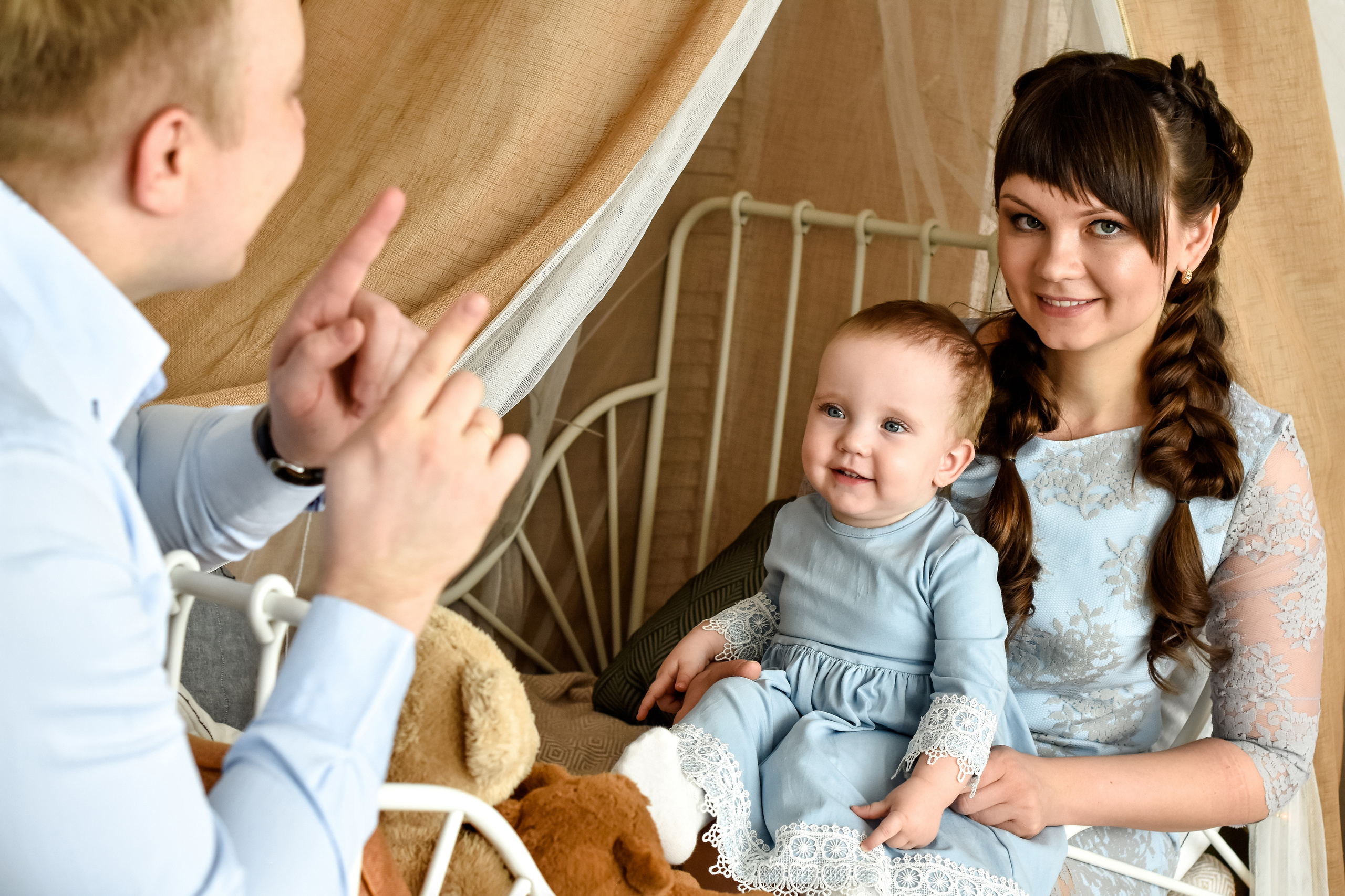 Семья Ольги, Николая и Любочки