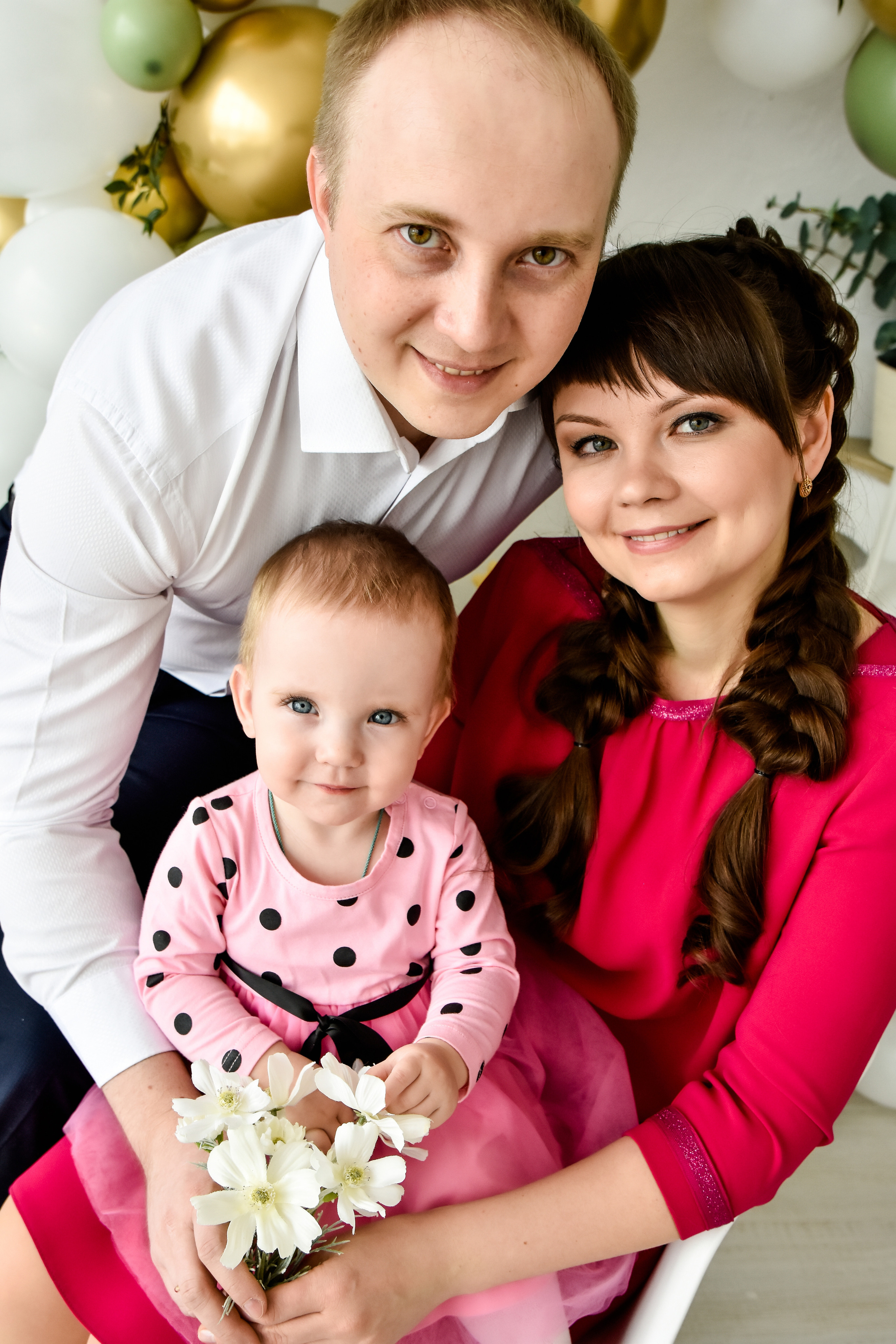 Семья Ольги, Николая и Любочки