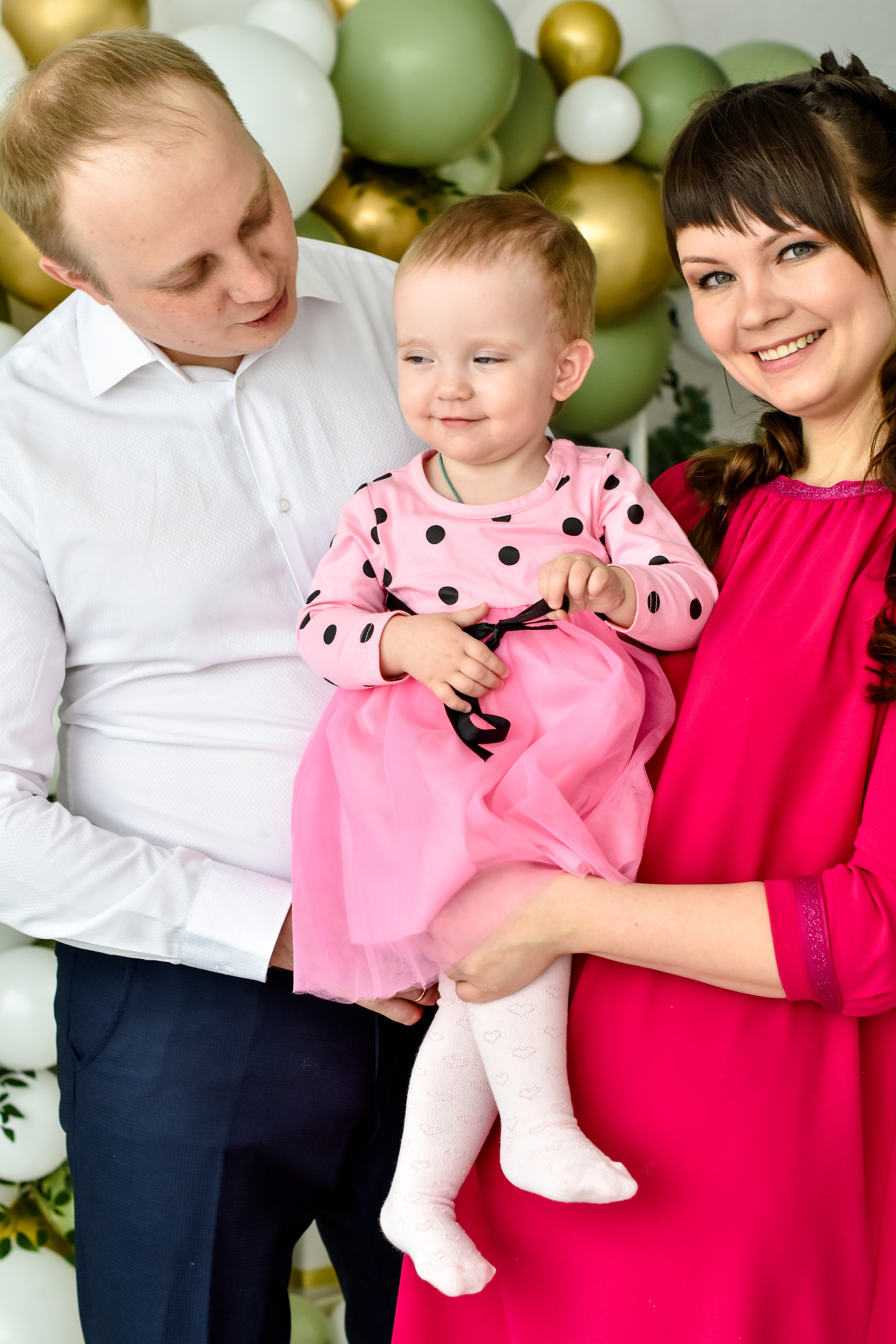 Семья Ольги, Николая и Любочки