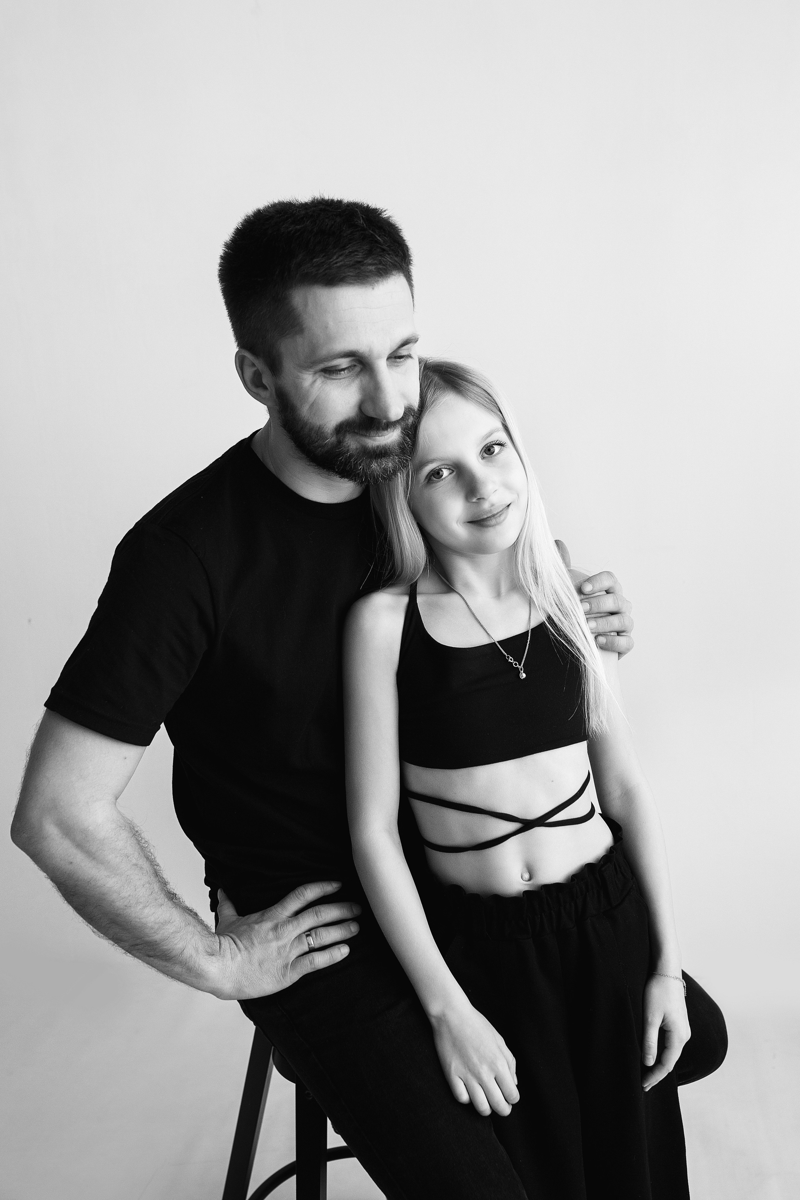 ЧБ серия. Фотограф новорожденных Оксана Полевская