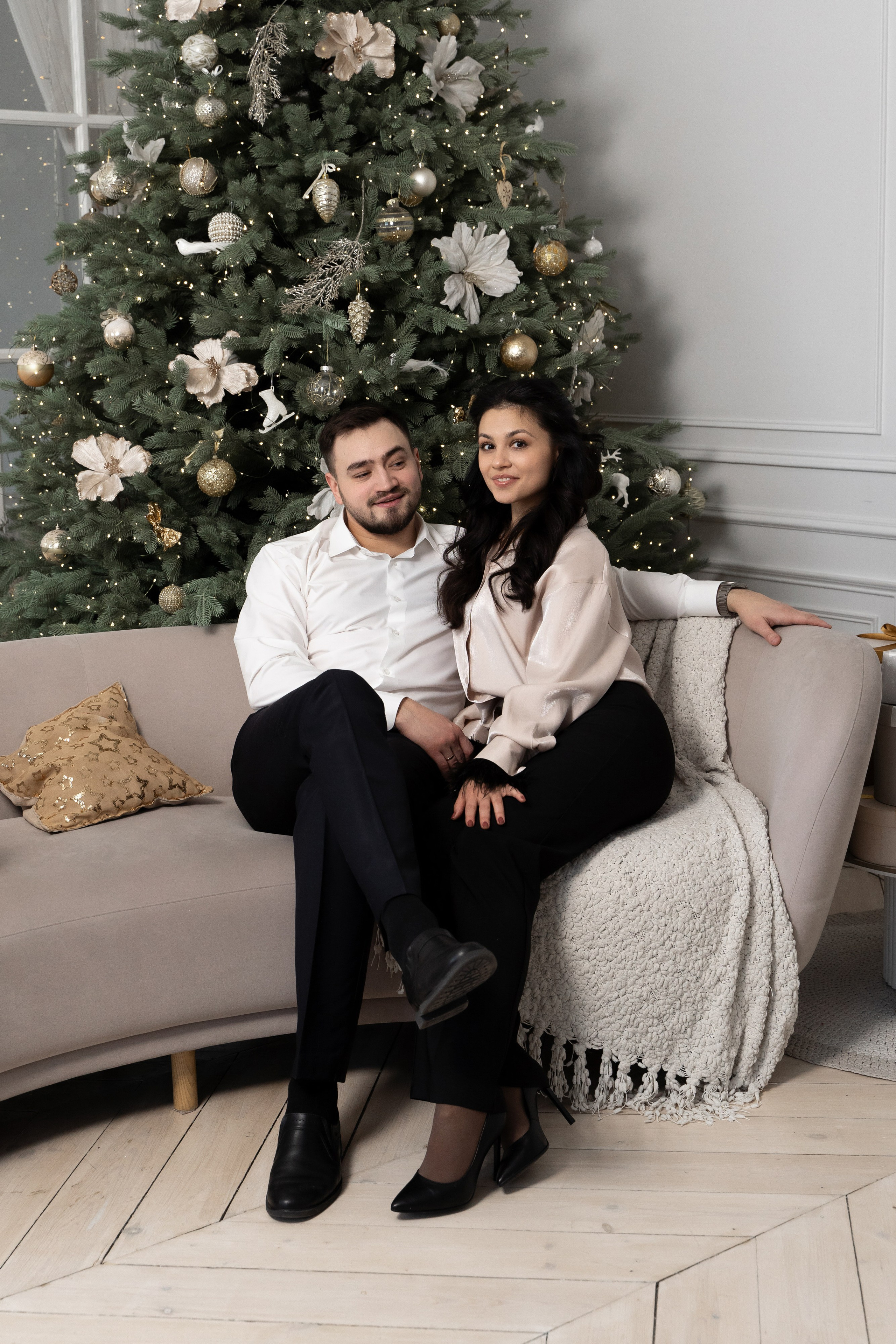 Саша, Гера, Лилиана и Арсений. Новогодняя фотосессия. Фотограф Татьяна Мамонтова