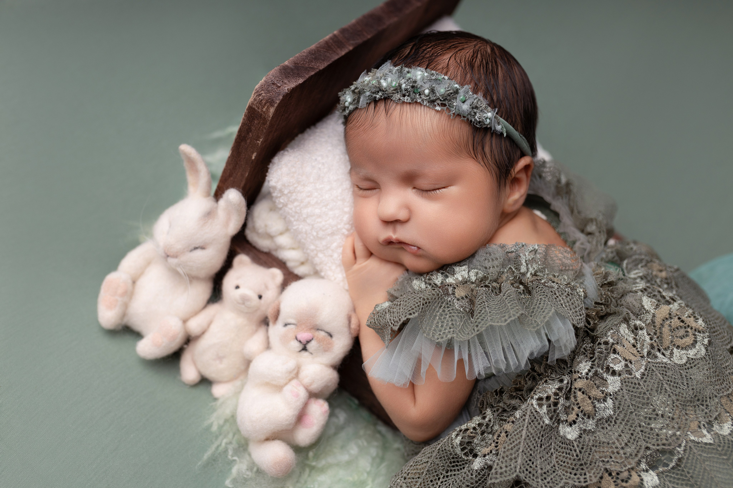 Newborn девочки. Фотограф новорожденных Модяева Ирина