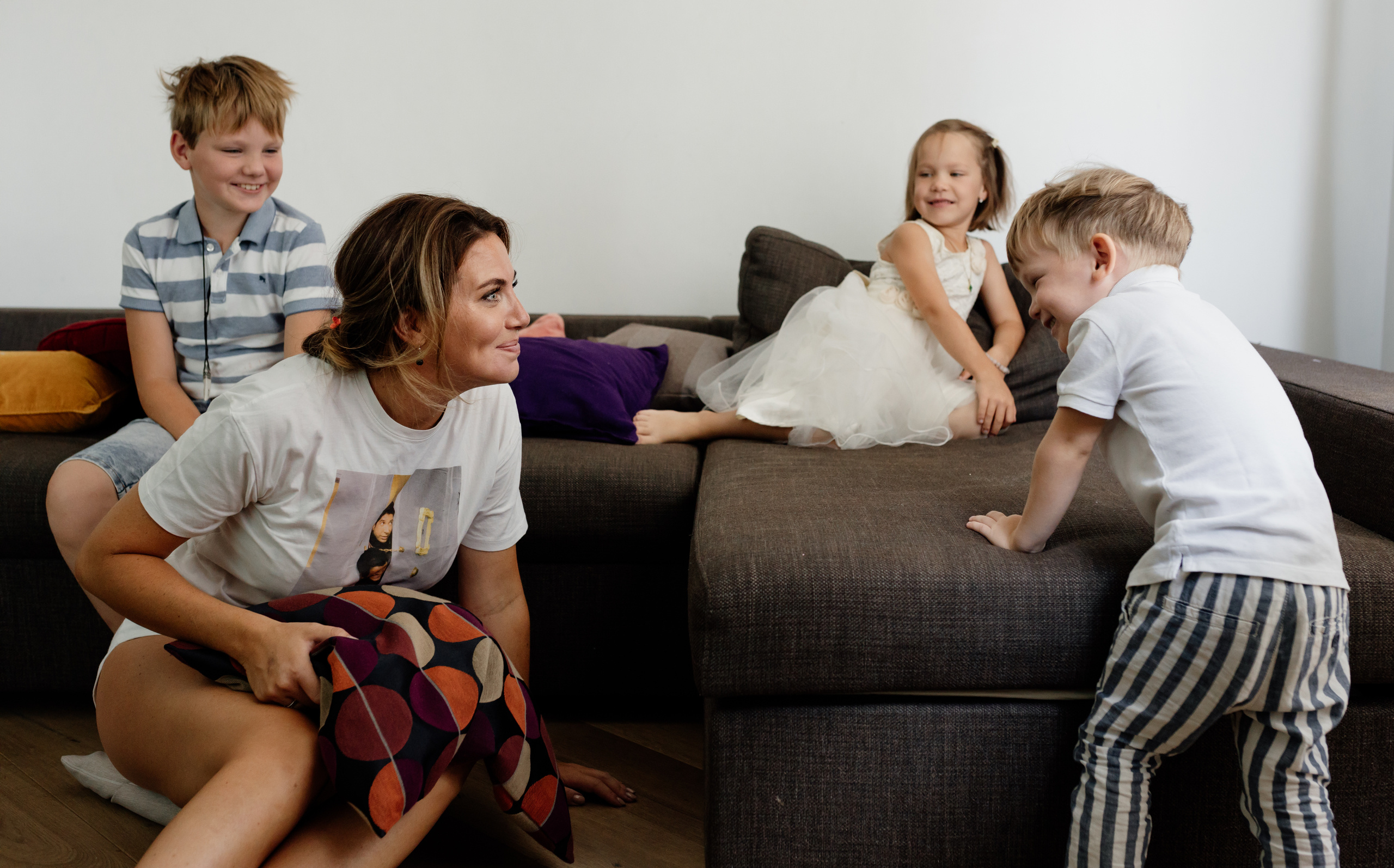 Ольга и тройня:). Семейный фотограф в Москве Ольга Комарова