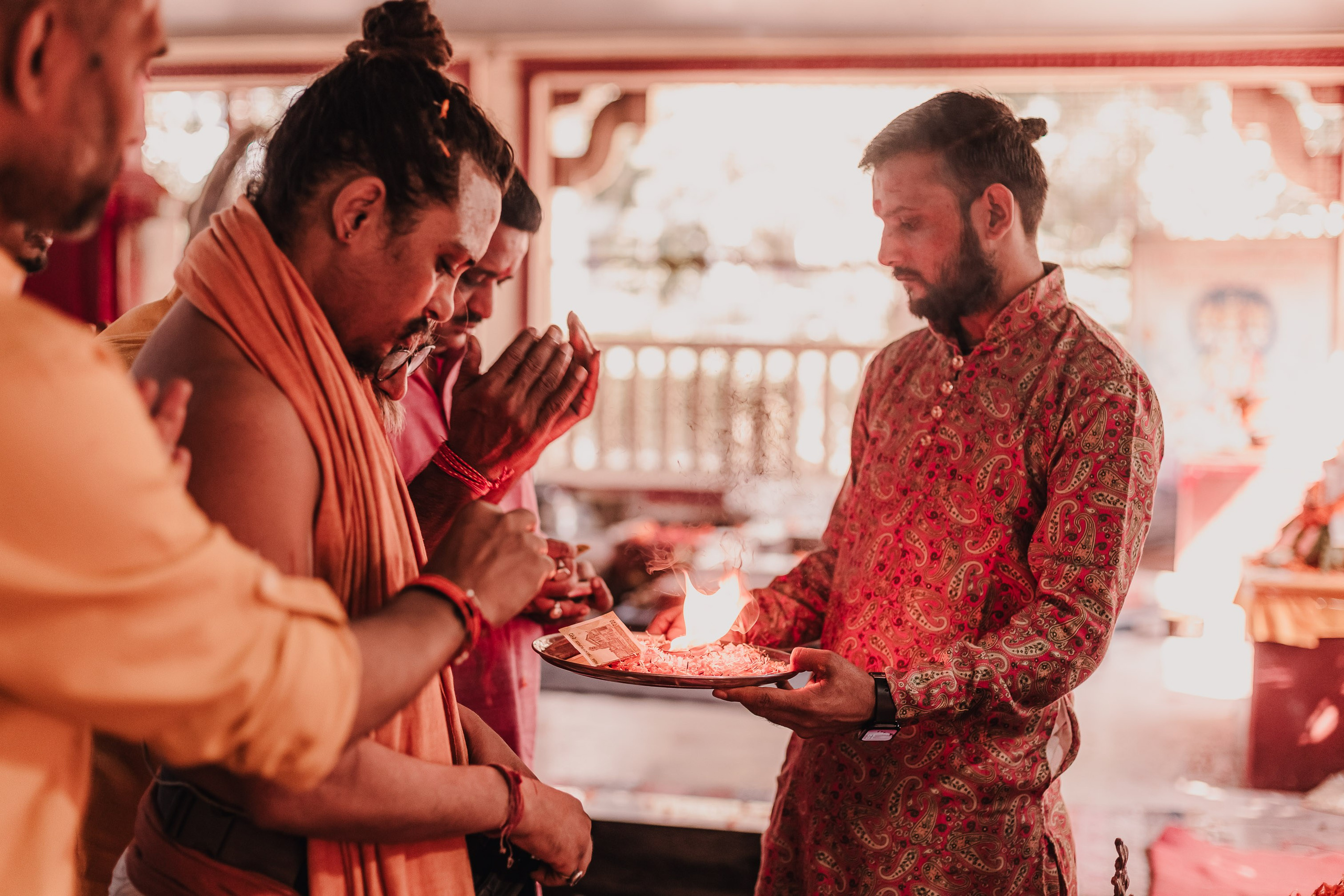 Lakshmi pooja in India. Mariam Bagdasaryan