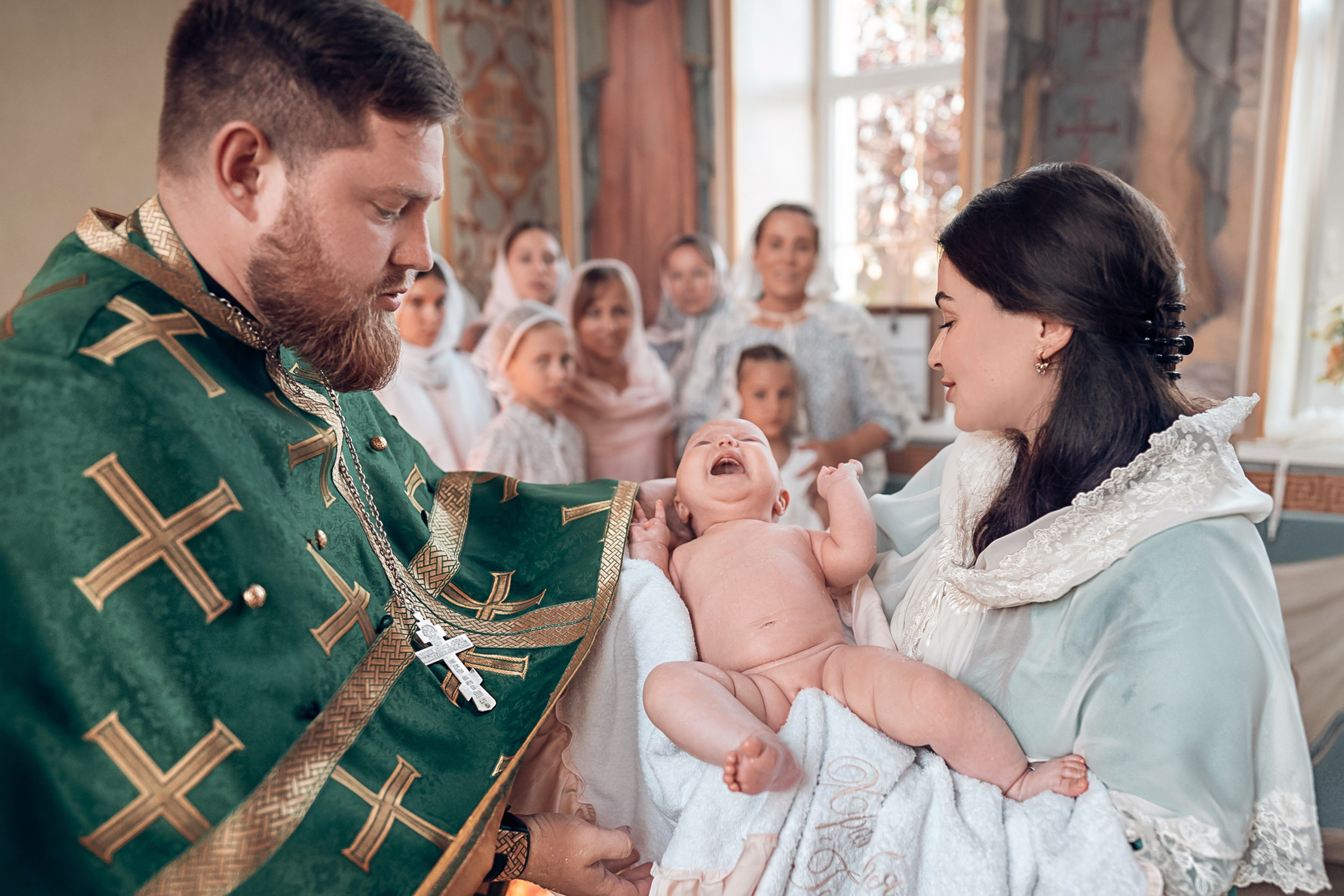 Крещение в храме ап.Андрея Первозванного г. Севастополь. Церковный фотограф Севастополь
