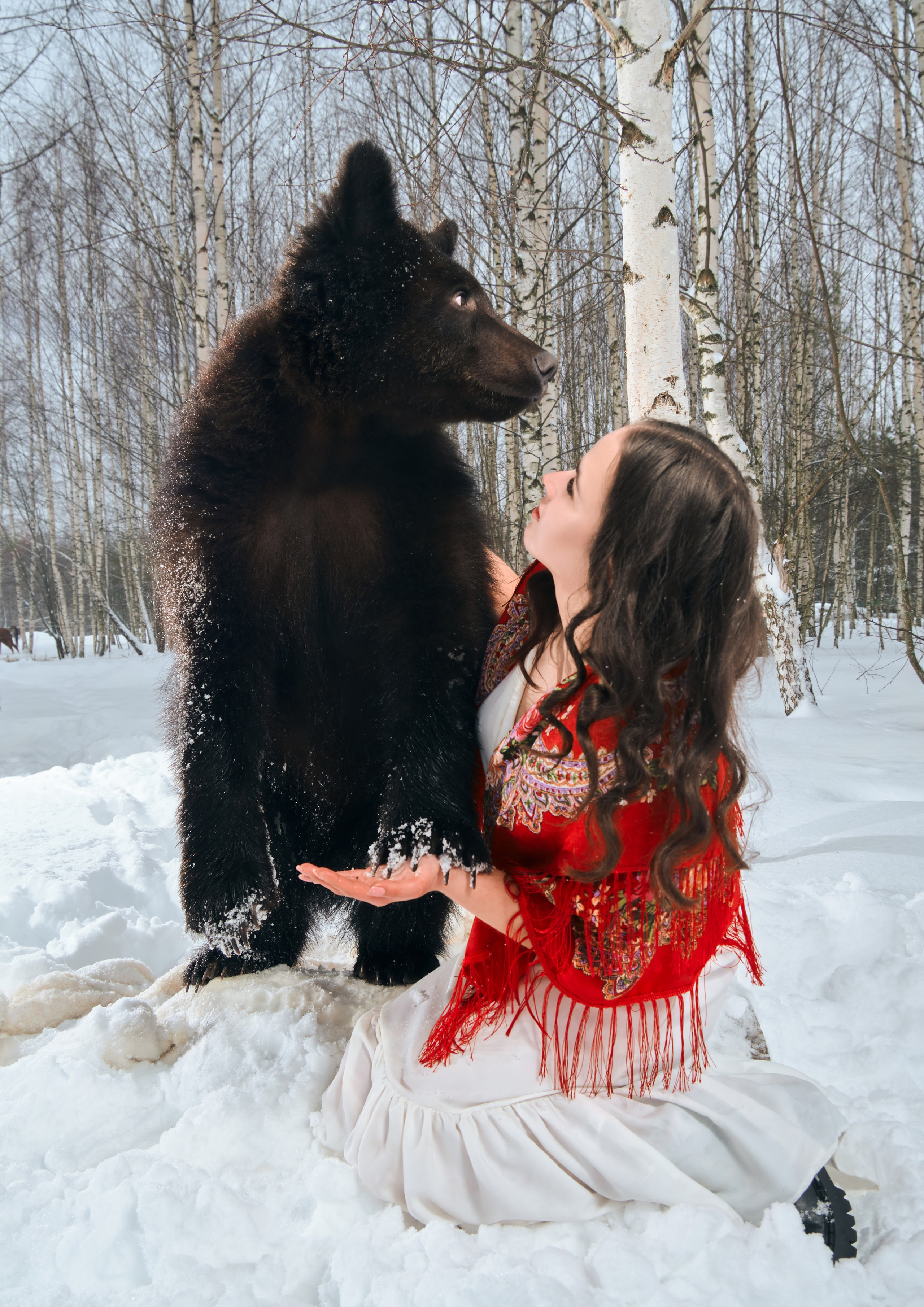 Фотосессия с медведем. Фотограф в Москве — Галунина Кристина