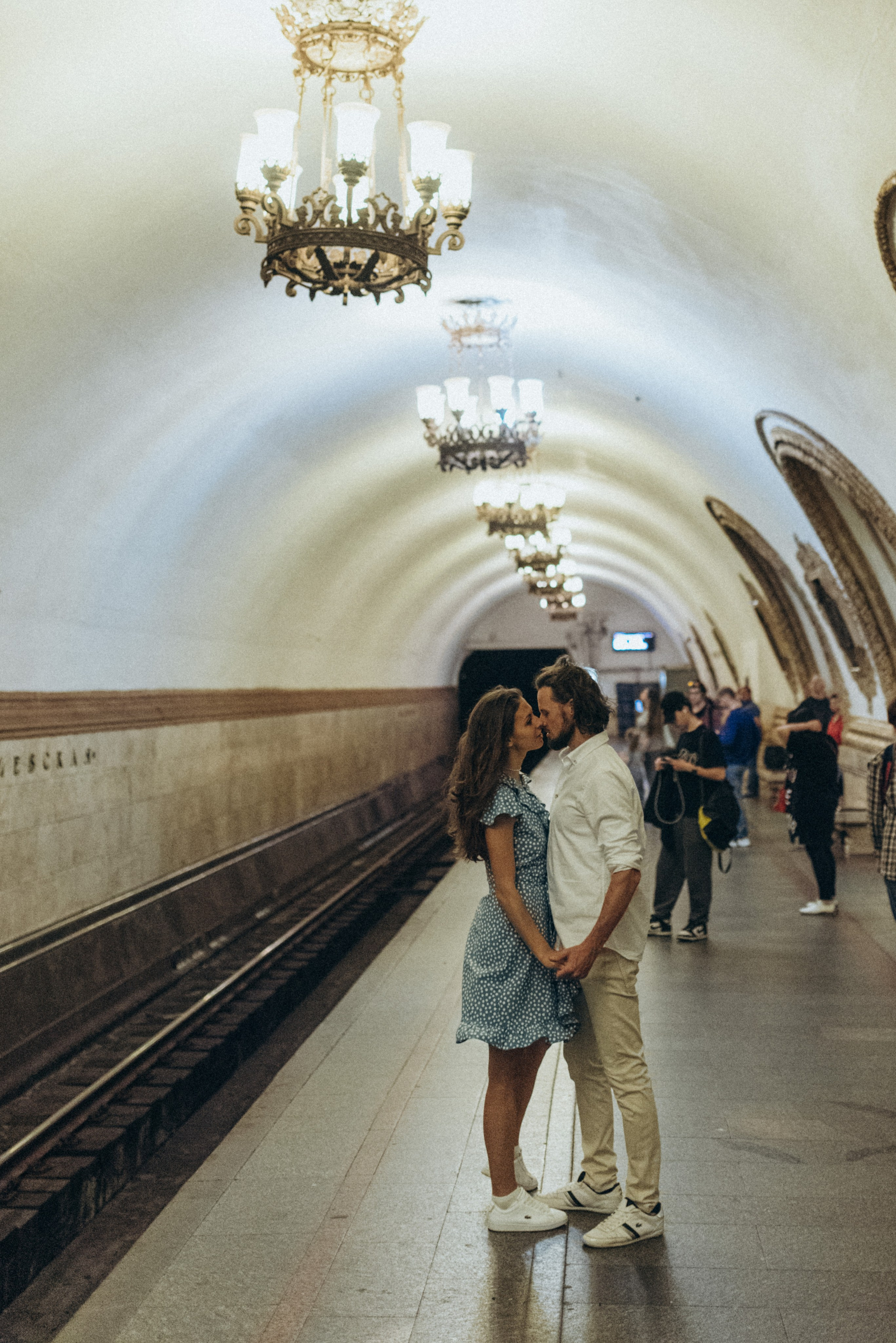 Lovestory в метро. Семейный фотограф в Москве Екатерина Север