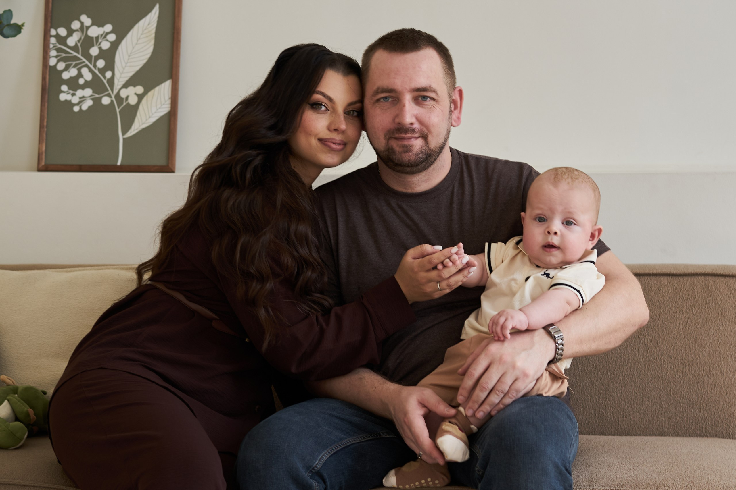 Семейная фотосессия в студии. Фотограф Екатеринбург Кокшарова Александра