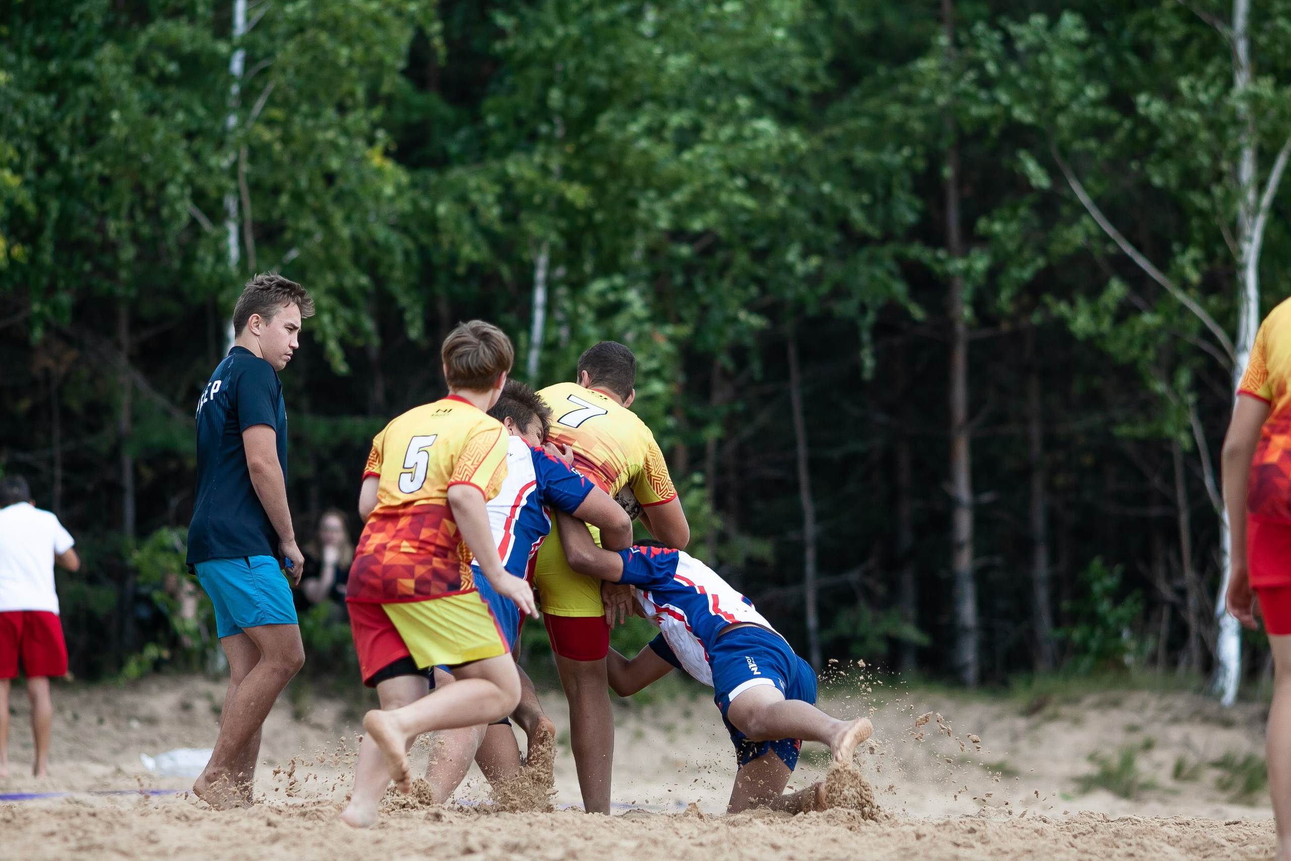 «Кубок «Молота» по пляжному Регби. Фотография