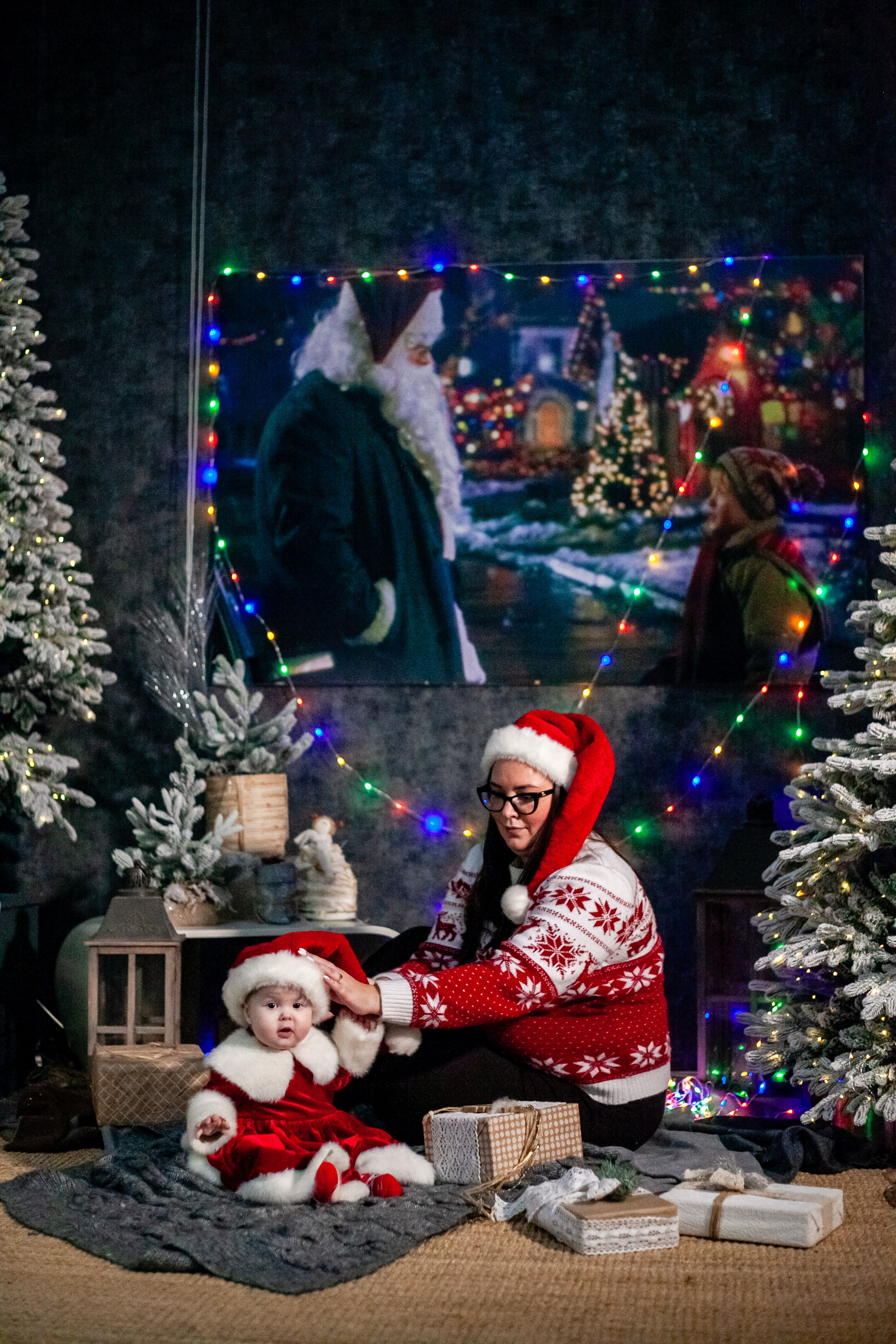 Ульяна и ее семья новый год 2024. Свадебный и семейный фотограф в Армавире