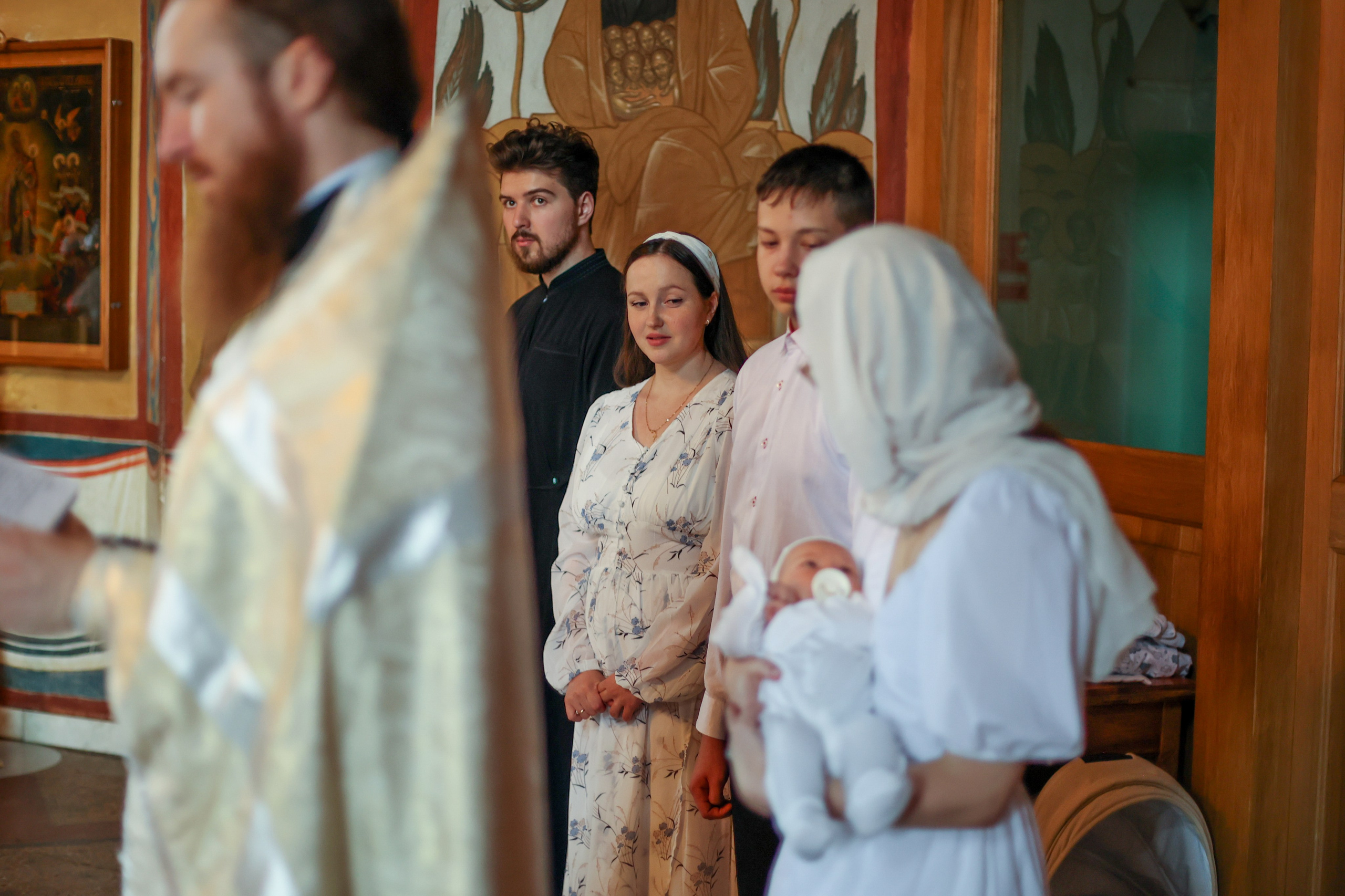 Крещение, Свято-Троицкая Сергиева Лавра. Фотограф новорожденных. Детский и семейный фотограф Марьяна Юдина