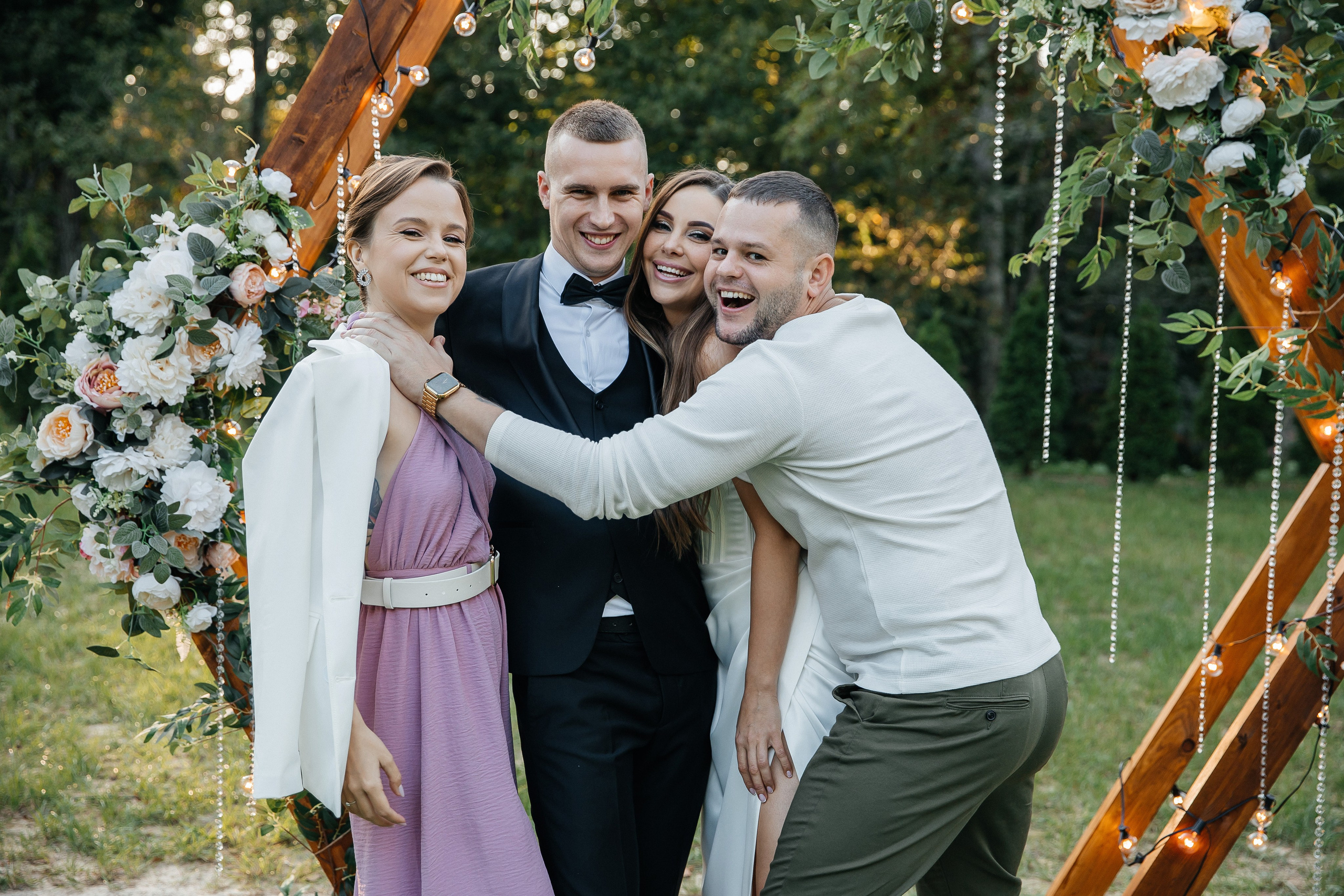 Свадьба на открытом воздухе. Свадебный и семейный фотограф в Москве Олеся Подколзина