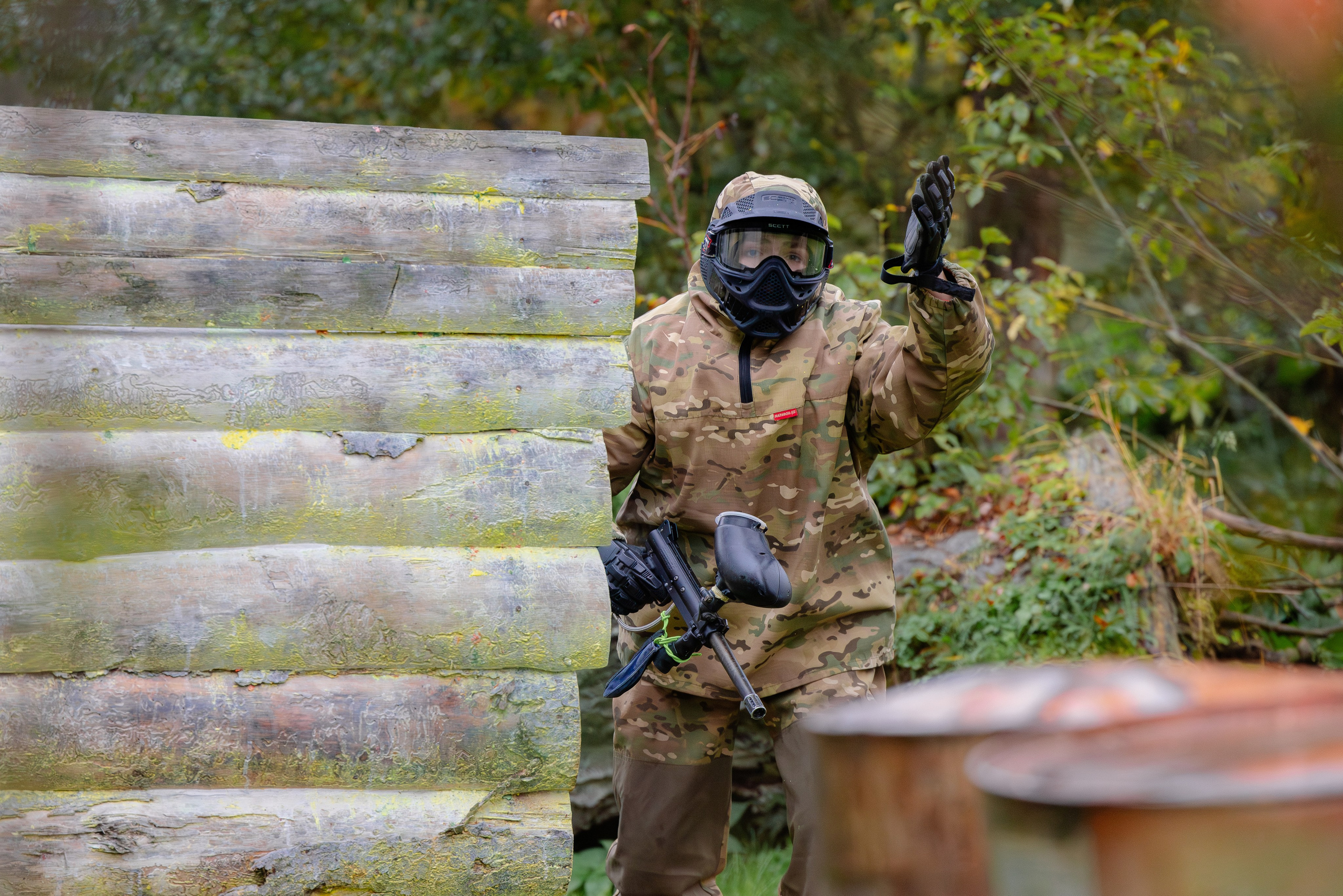 День рождения в пейнтбольном клубе Зарница. Фотограф и режиссер Московко Екатерина